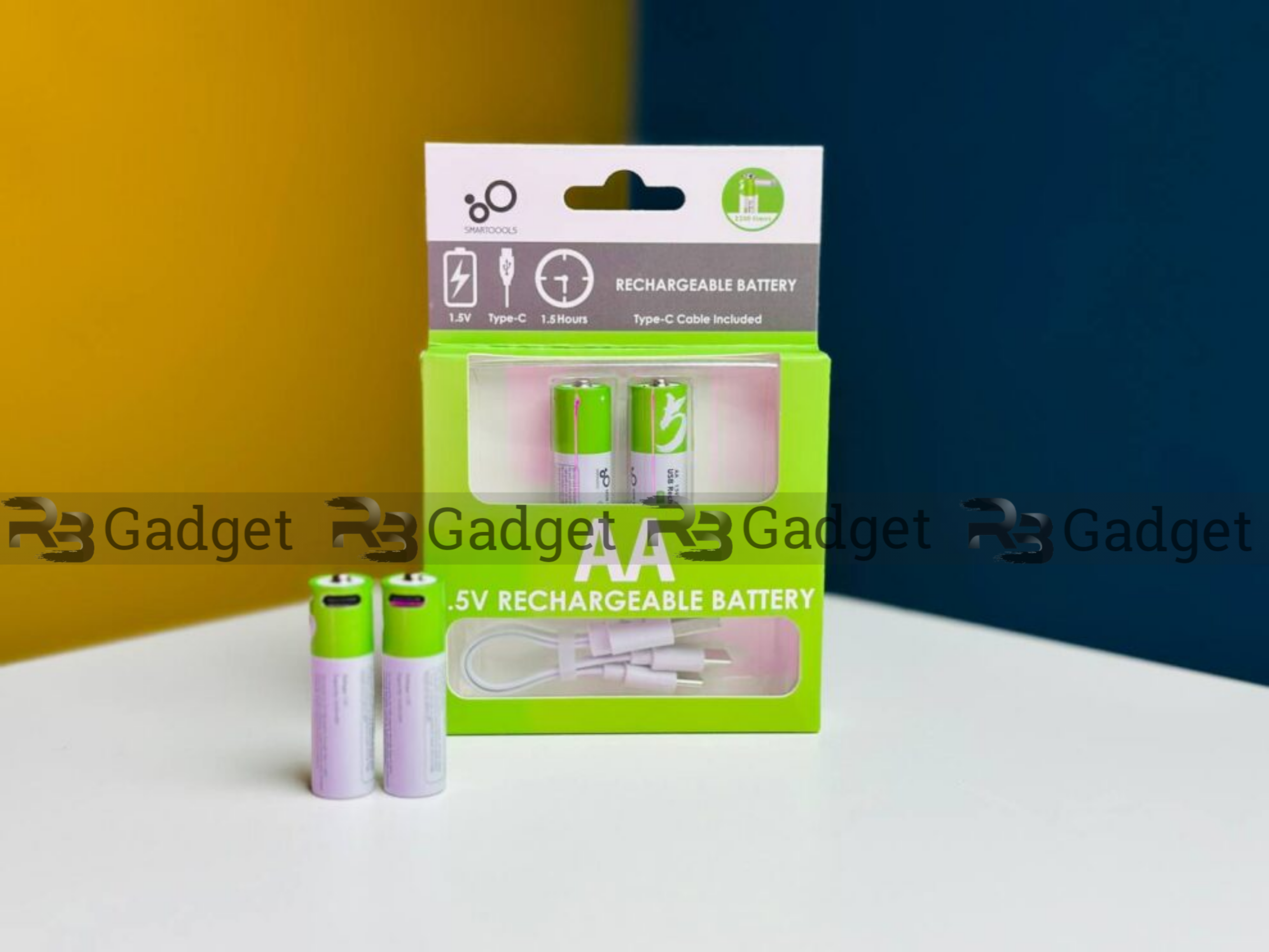 SmarToools RB20 AA 1.5V 2600mWh Rechargeable Battery ( 2 Pcs Set)_img_0