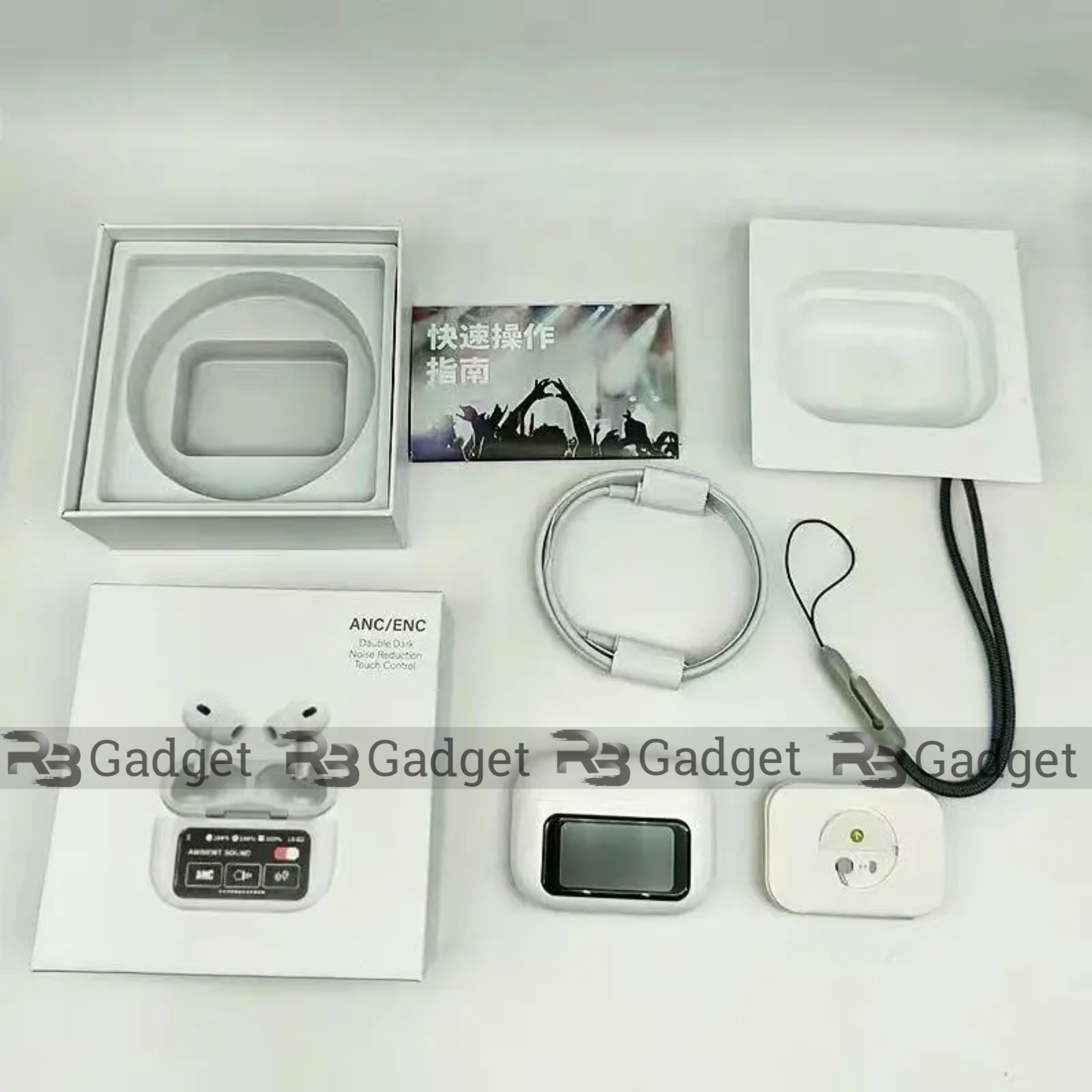 A9 Pro ANC Touch Screen Display Earbuds_img_1