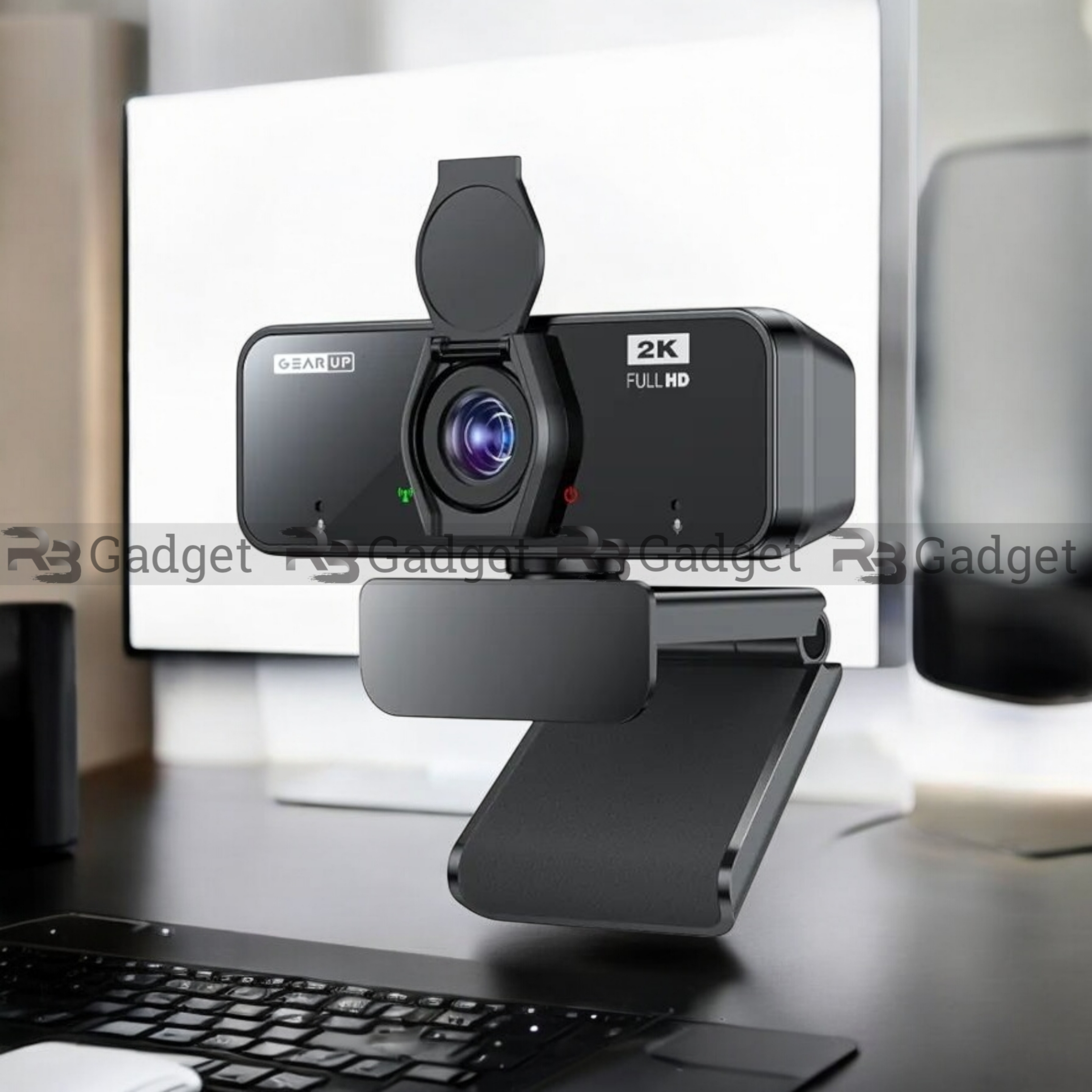 GearUP K450 Webcam- 2K 4.0MP HD USB Webcam with Privacy Cover Plug & Play USB Webcam with Built-in Mic_img_0
