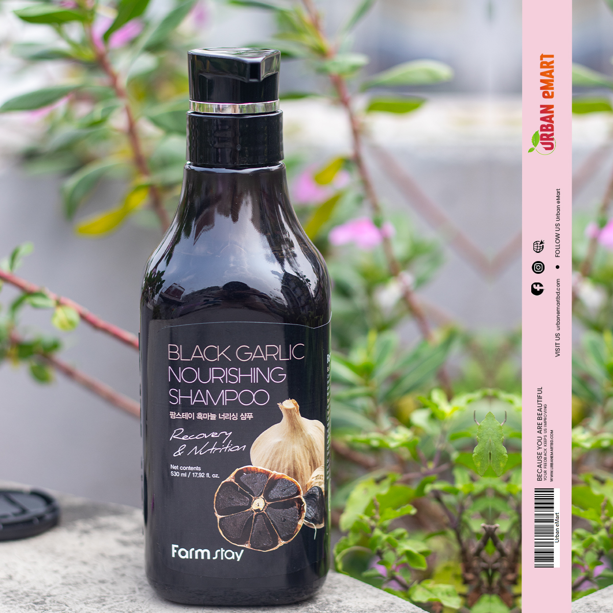 Farm Stay Black Garlic Nourishing Shampoo 530ml_img_3