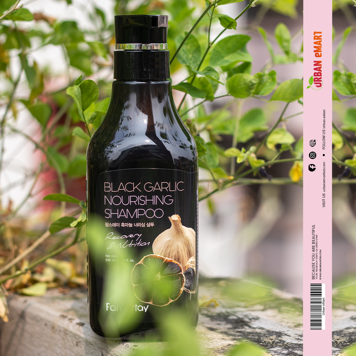 Farm Stay Black Garlic Nourishing Shampoo 530ml_img_4