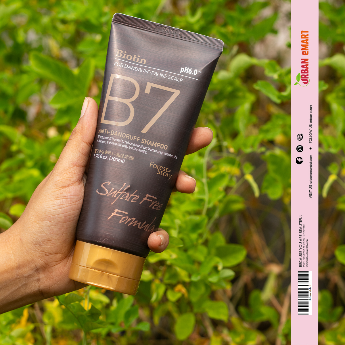 Forest Story Ph6.0 B7 Anti Dandruff Shampoo – 200ml