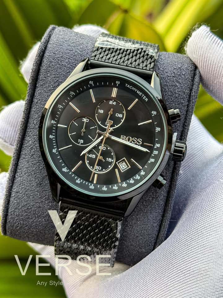 Boss mesh chain full black