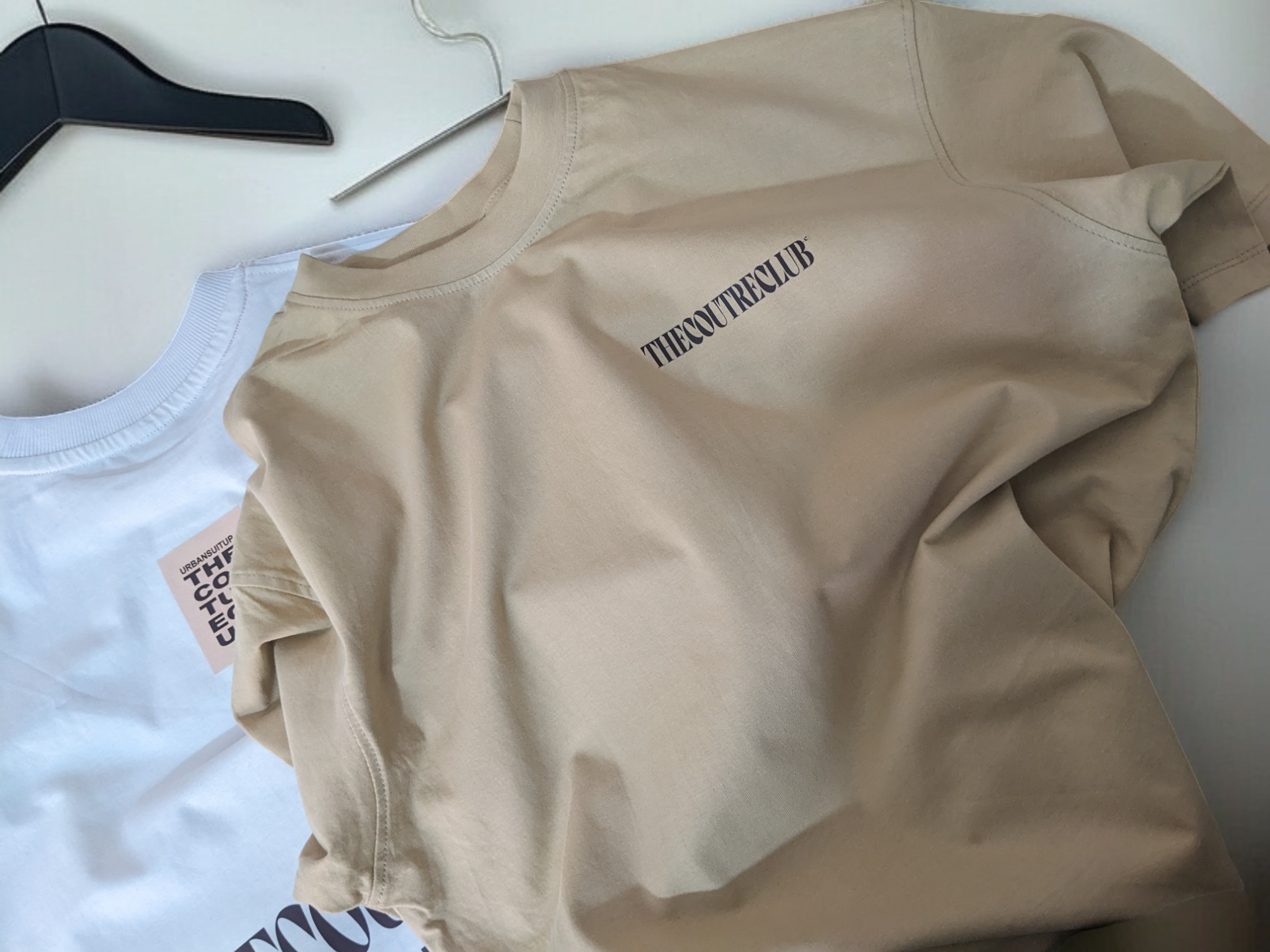 Premium White and Beige oversized t-shirt_img_3