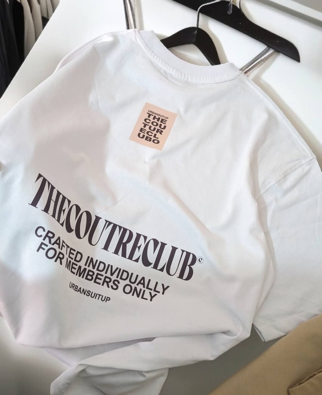 Premium White and Beige oversized t-shirt_img_4