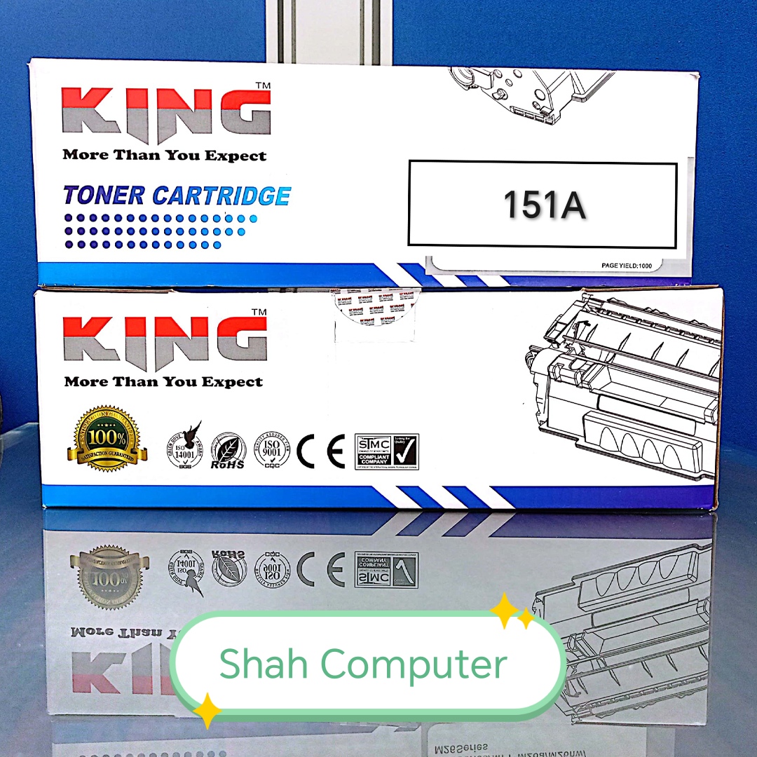 King 151A (No Chip) Black LaserJet Toner Cartridge
