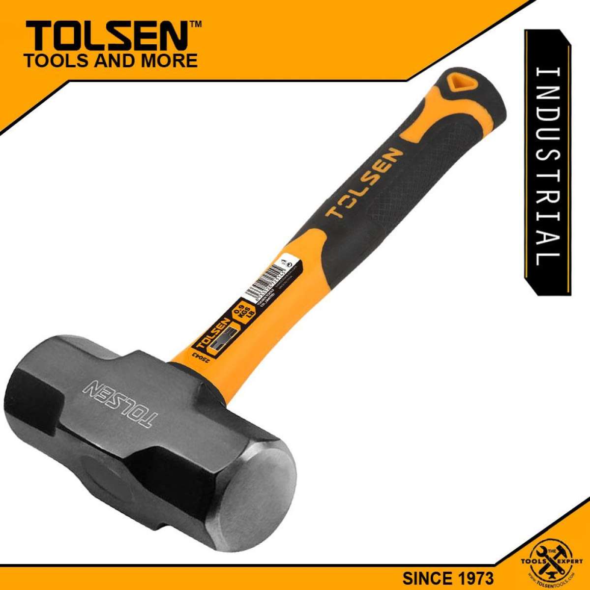 TOLSEN Sledge Hammer (0.9kg / 2lbs) Fiberglass Handle 25043_img_1