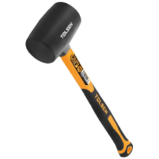 TOLSEN Rubber Mallet (900g / 32OZ) Fiberglass Handle Model 25038