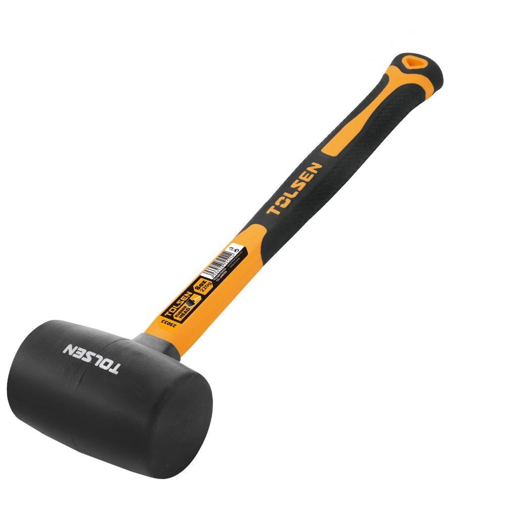 TOLSEN Rubber Mallet (900g / 32OZ) Fiberglass Handle Model 25038_img_2