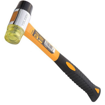 TOLSEN Two Way Mallet 400g Plastic Nylon Fiberglass Handle Model 25042_img_4