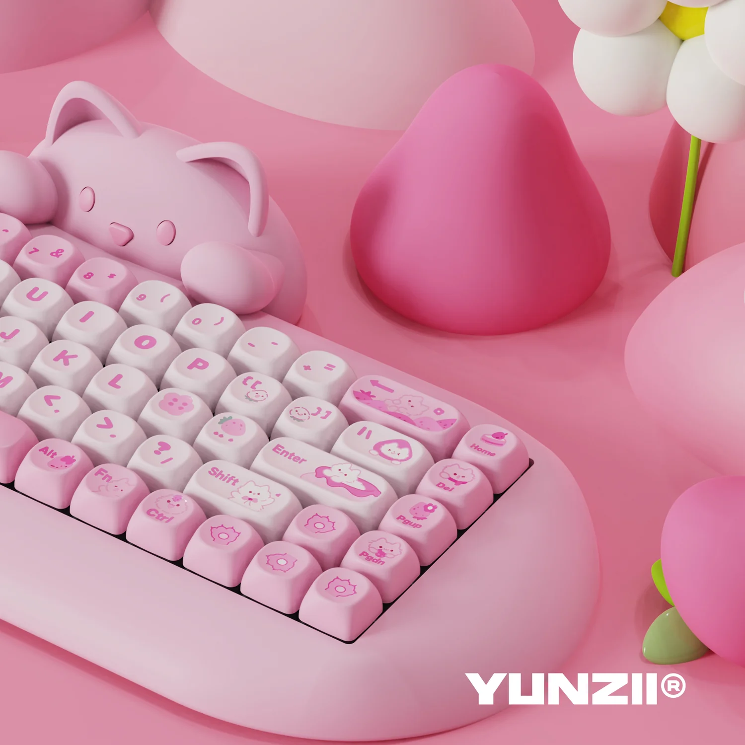 (Stock Out) YUNZII C68 Hi-Fi Tri Mode Mechanical Keyboard_img_3