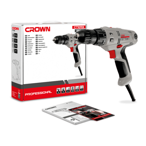 Crown CT10113 280w Electric Drill / Screwdriver 10 mm Model: CT10113