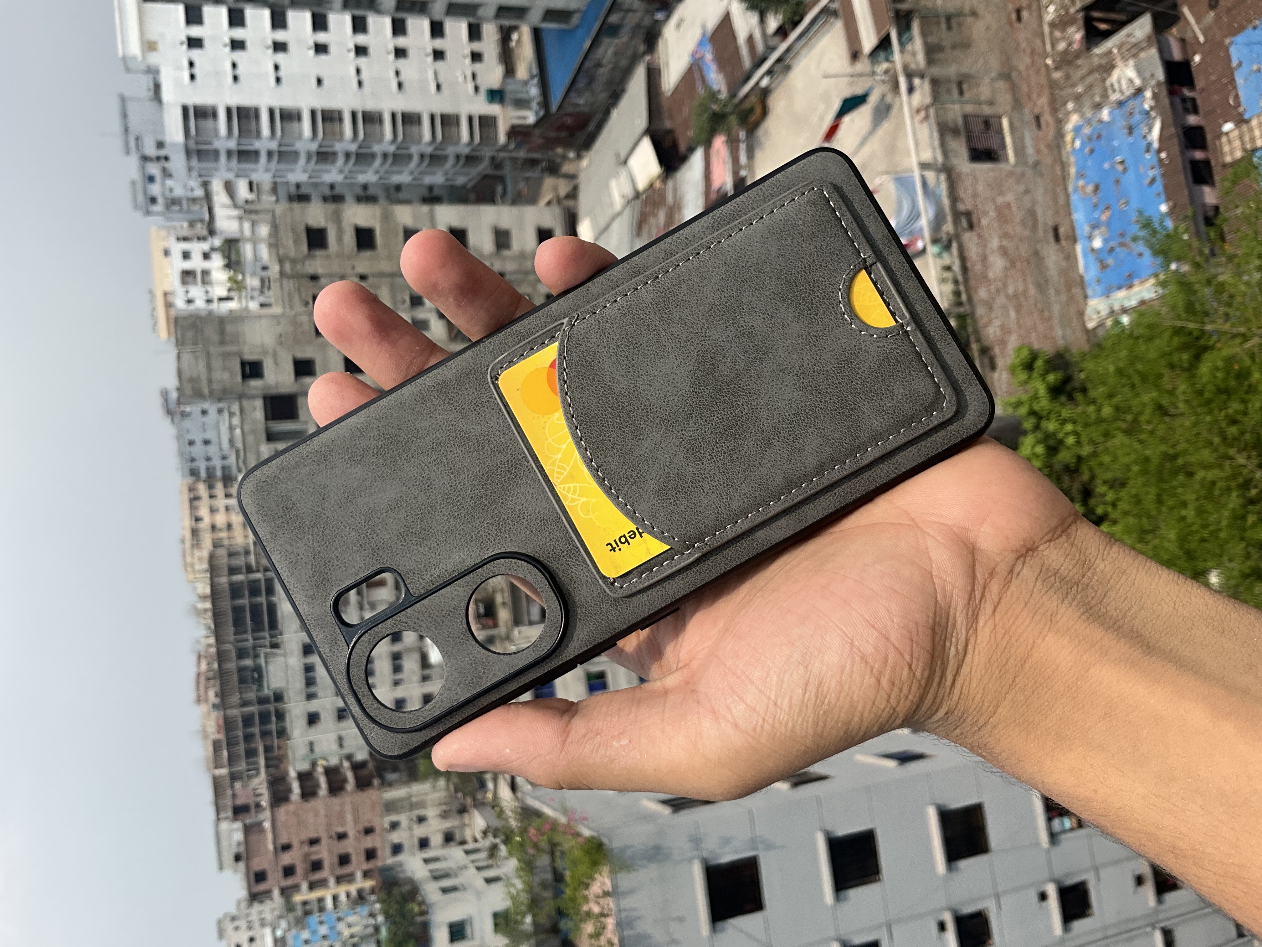 IQOO Neo9 bracket magnetic card leather cover_img_1