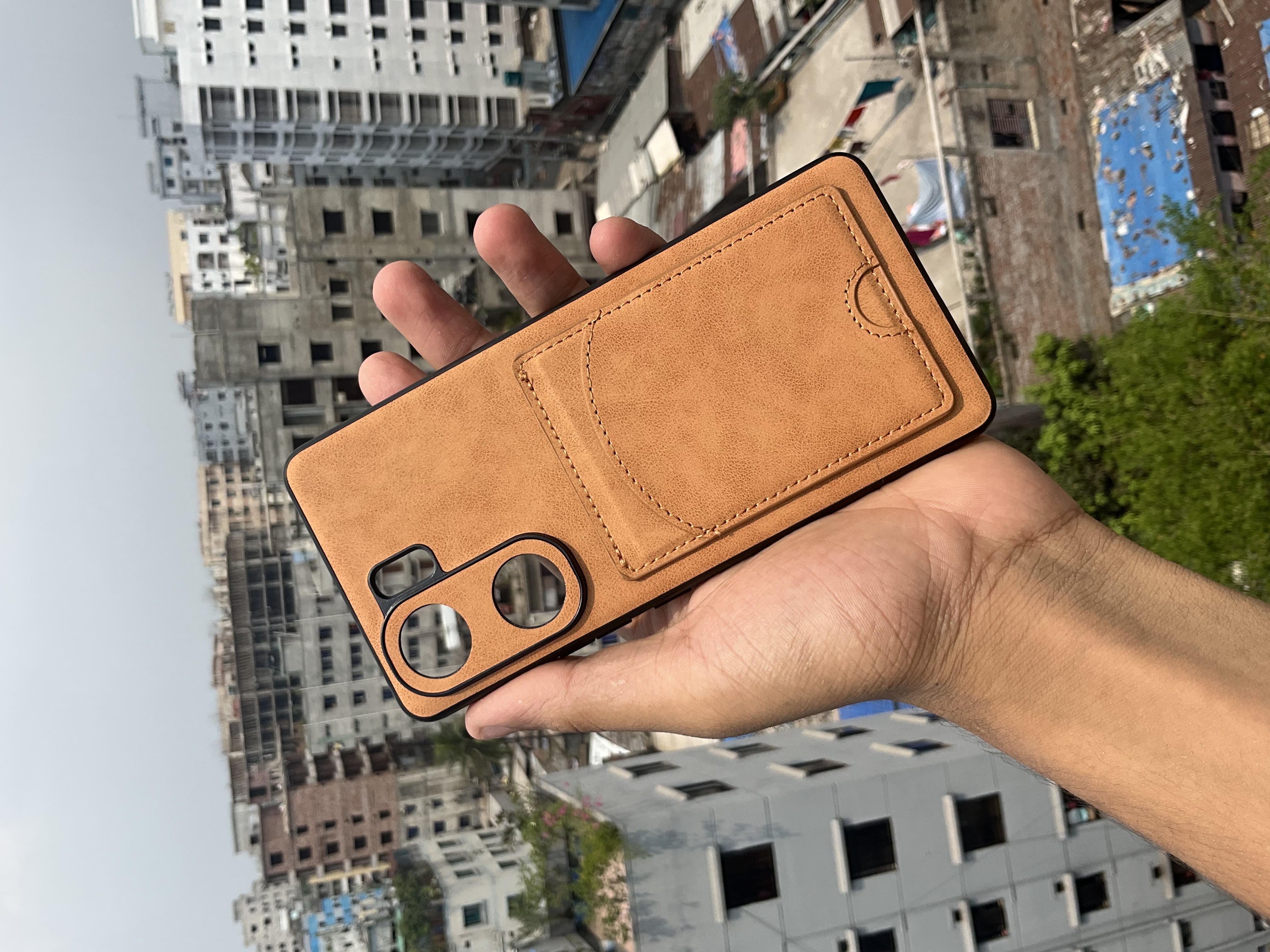 IQOO Neo9 bracket magnetic card leather cover_img_2