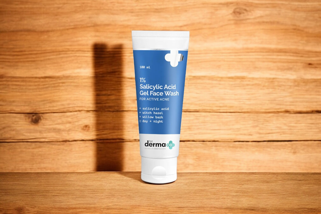 Derma co 1% Salicylic Acid Gel Daily Face Wash 100ml_img_0
