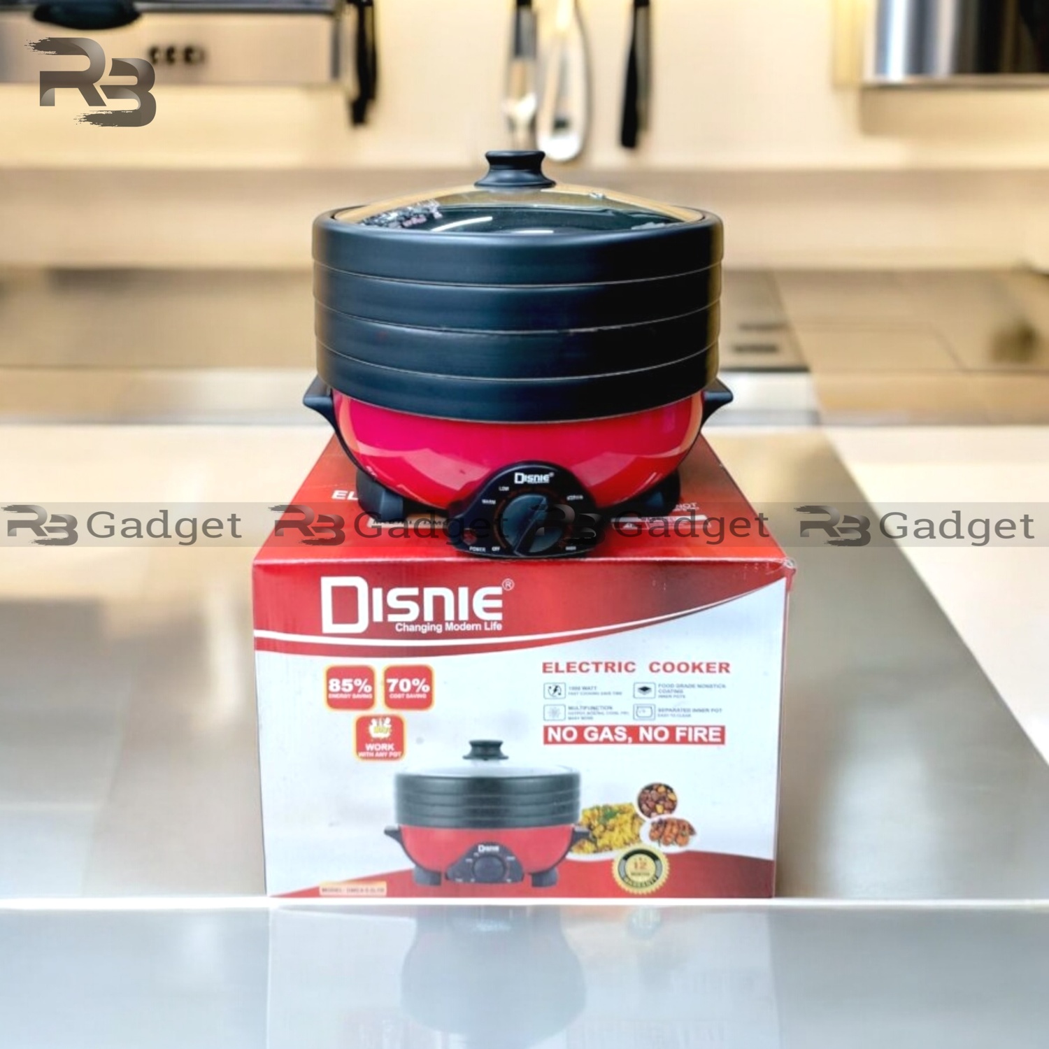 Disnie DMC4 5.5L Electric Multi Curry Cooker – 4 Pots_img_1