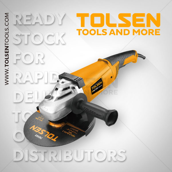 TOLSEN 79523, 7" Electric Angle Grinder, 2100w, 180mm, M14; Model: 79523_img_2
