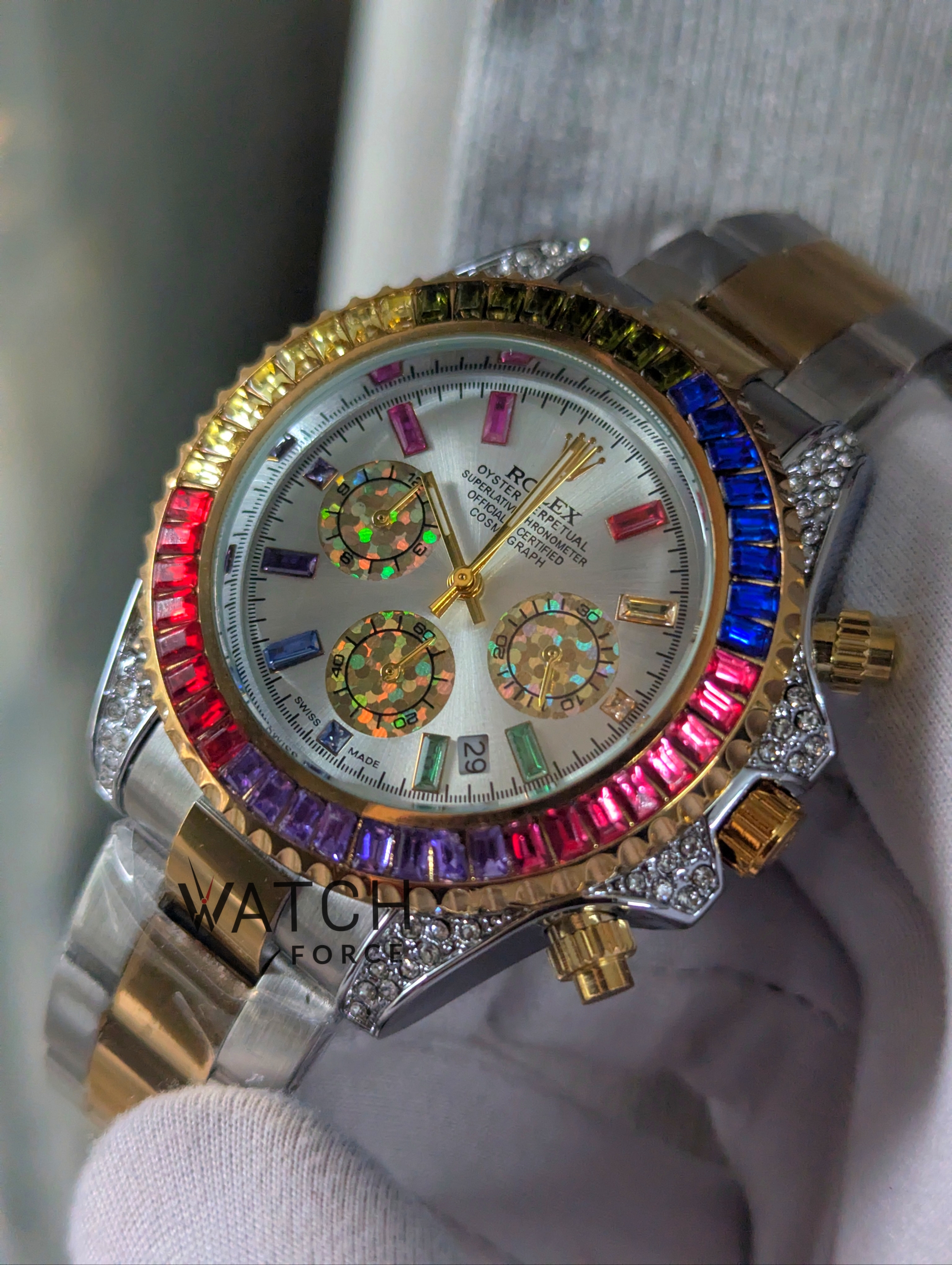 Rolex Daytona Gemstone Chronograph Watch_img_1