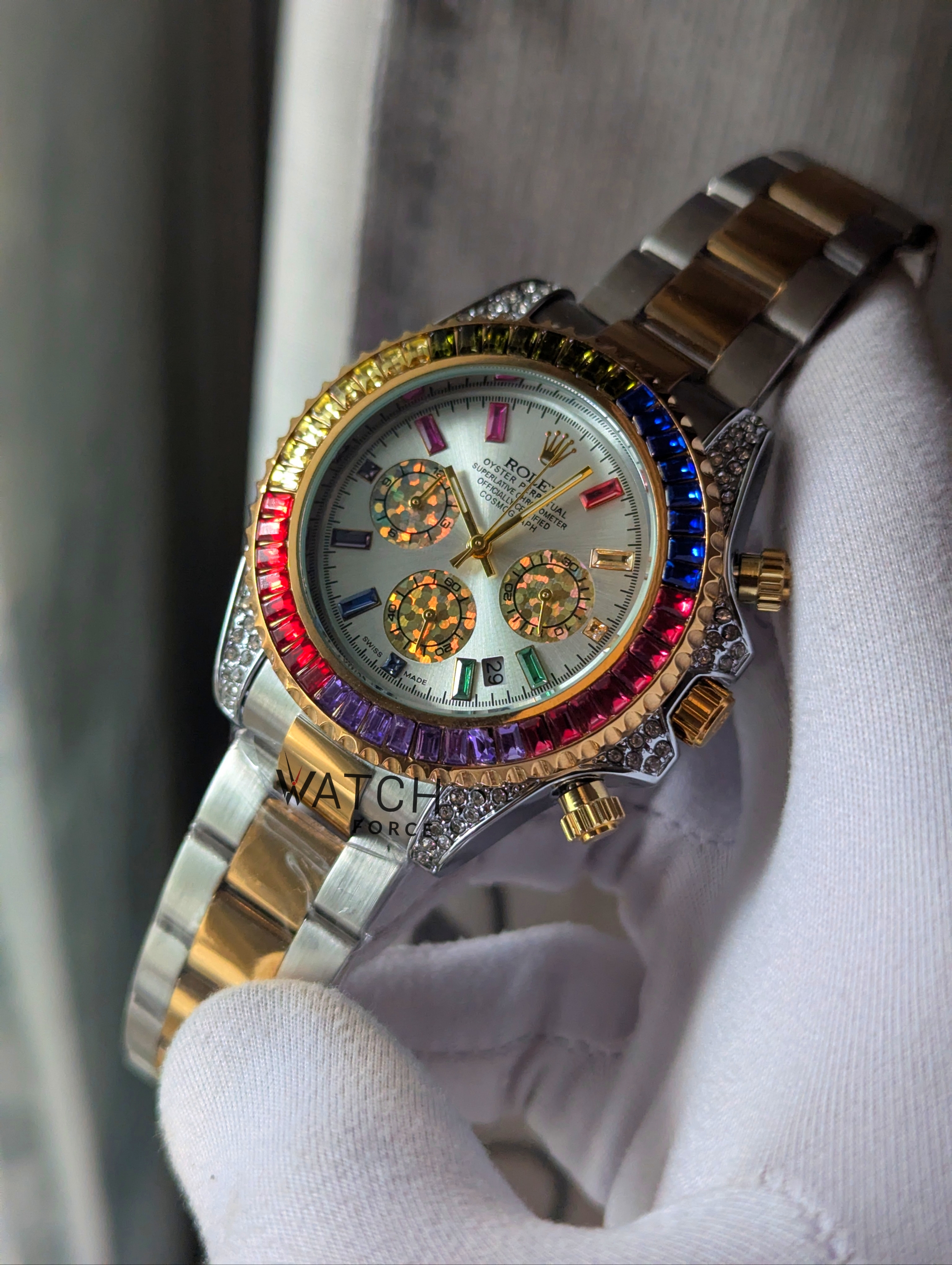 Rolex Daytona Gemstone Chronograph Watch_img_2