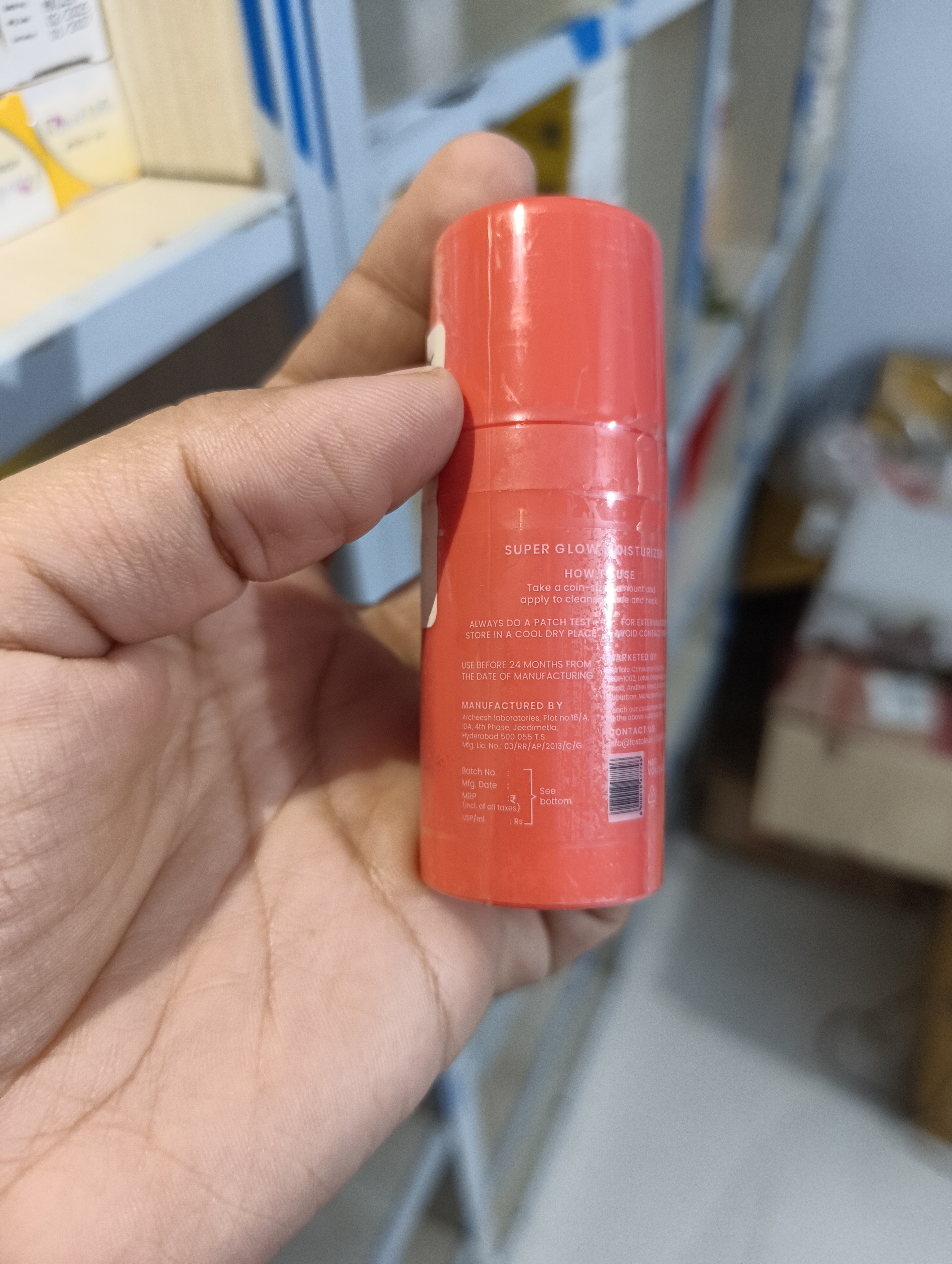 Foxtale Super Glow Moisturizer With Vitamin C 15ml_img_3