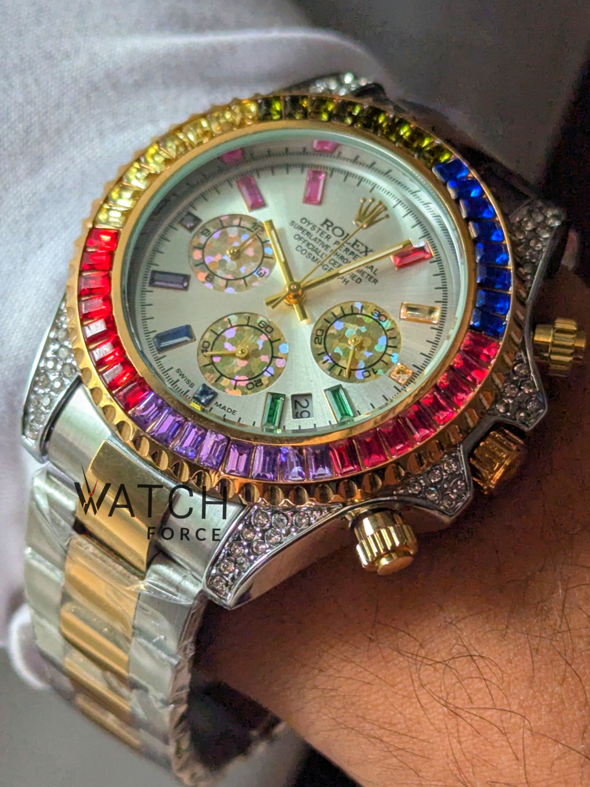 Rolex Daytona Gemstone Chronograph Watch