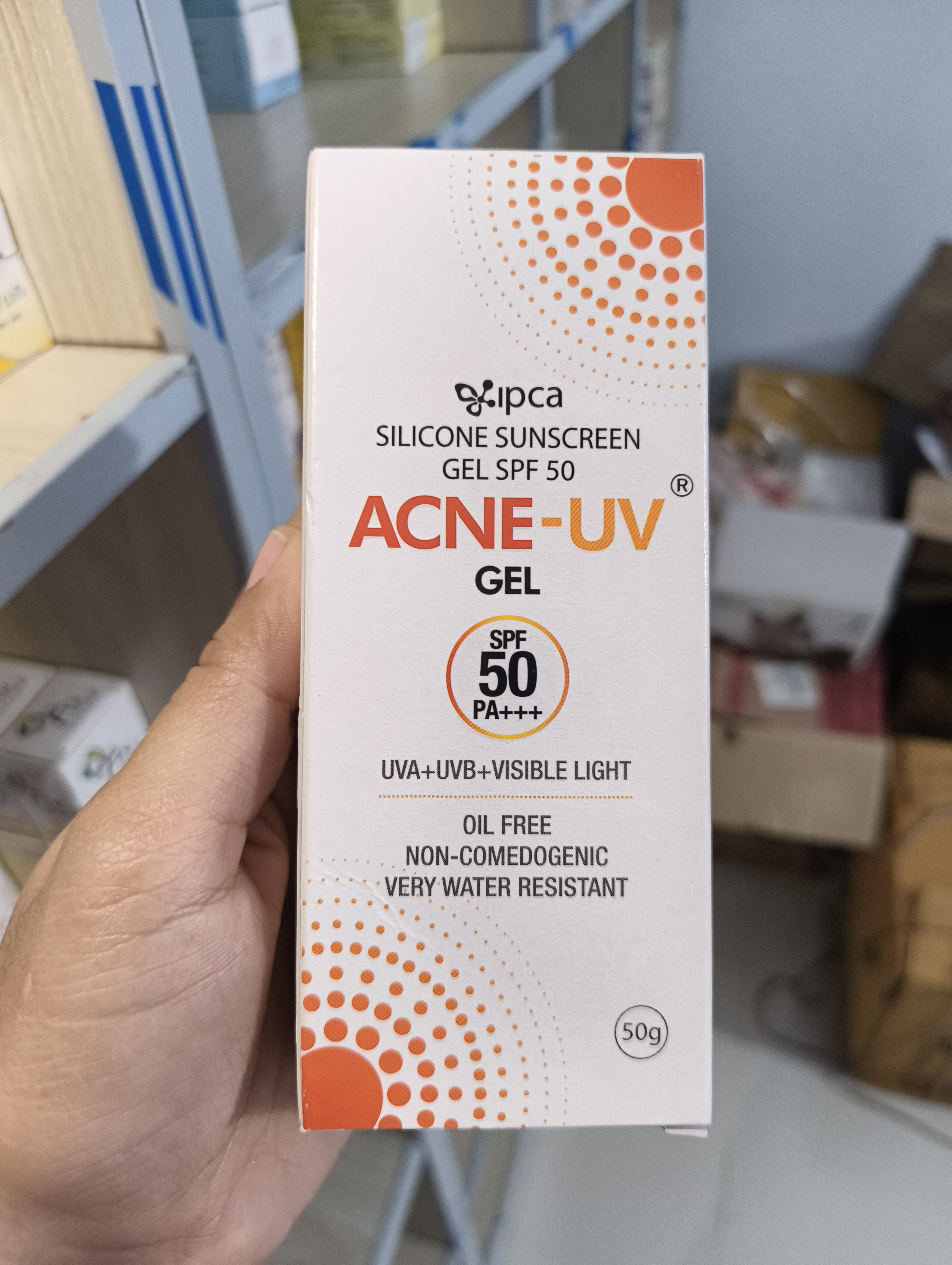 IPCA Acne-UV Gel Sunscreen SPF 50/PA+++ 50g_img_1