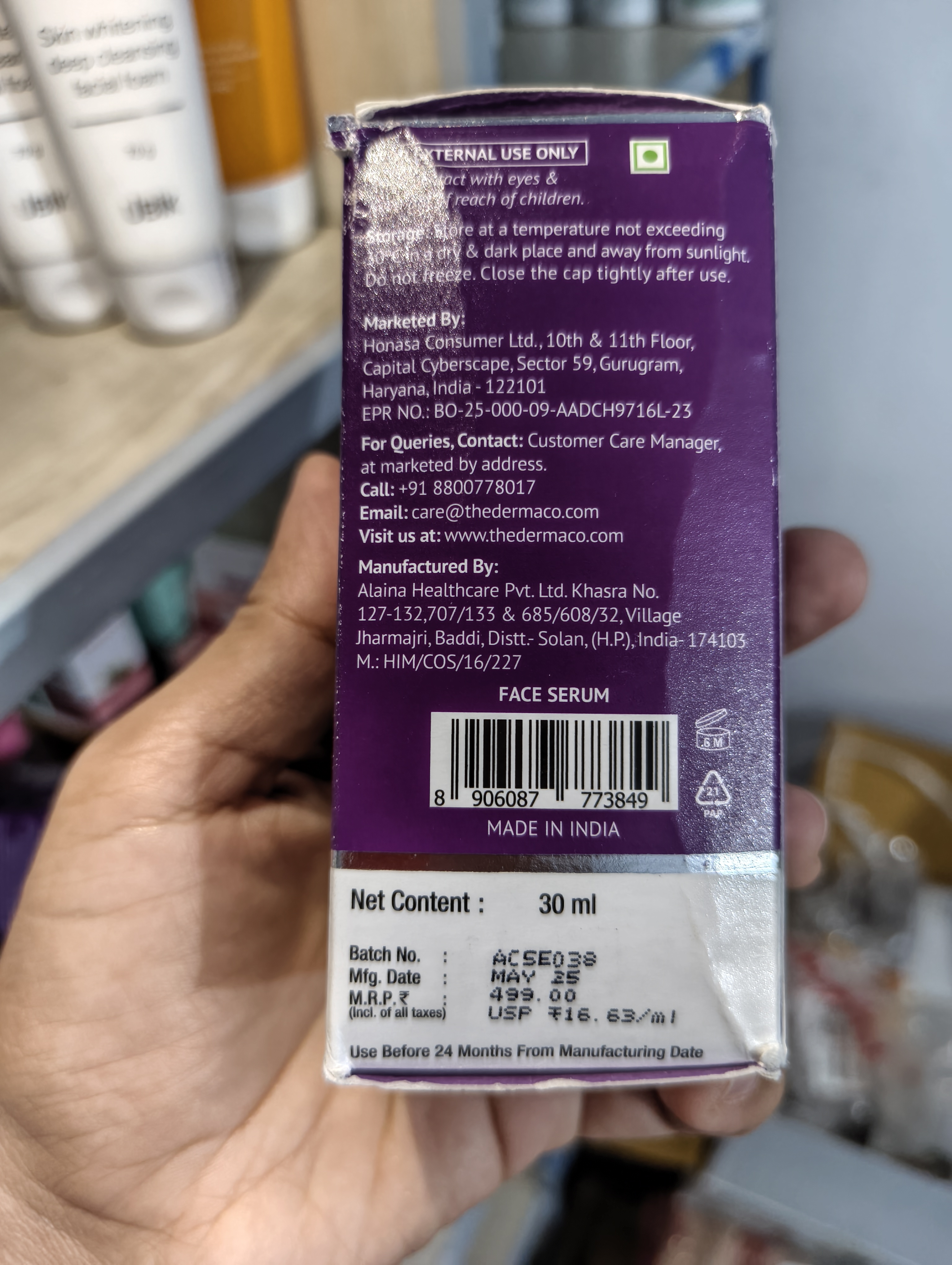 Derma Co 2% Salicylic Acid Face Serum 30ml_img_2