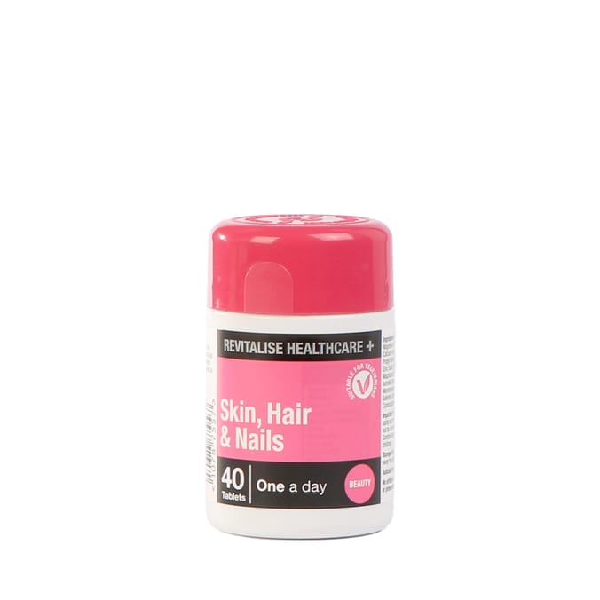 SKIN, HAIR & NAIL 40 Tablets - Made in UK