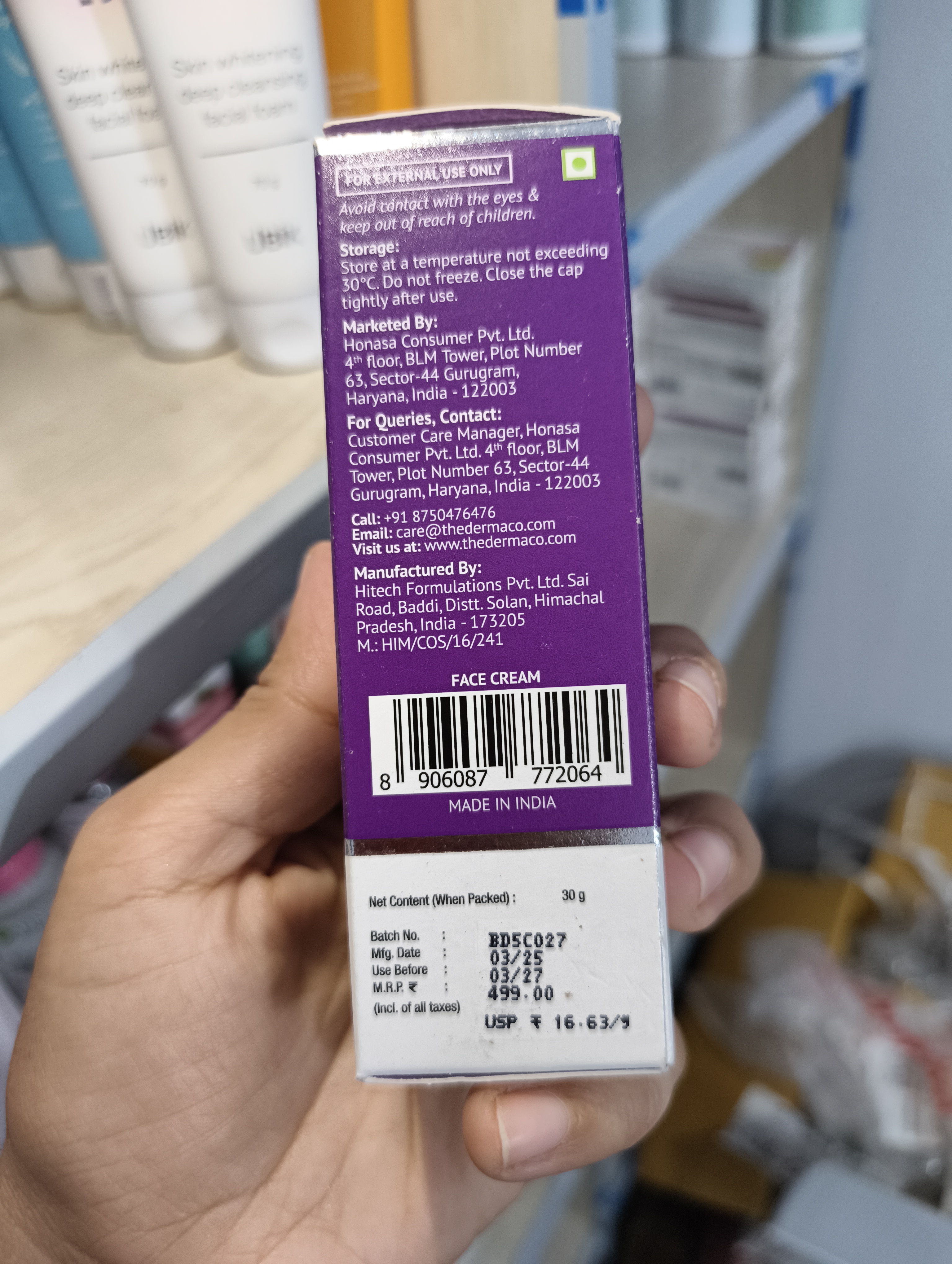 Derma Co 2% Kojic Acid Face Cream 30g_img_2