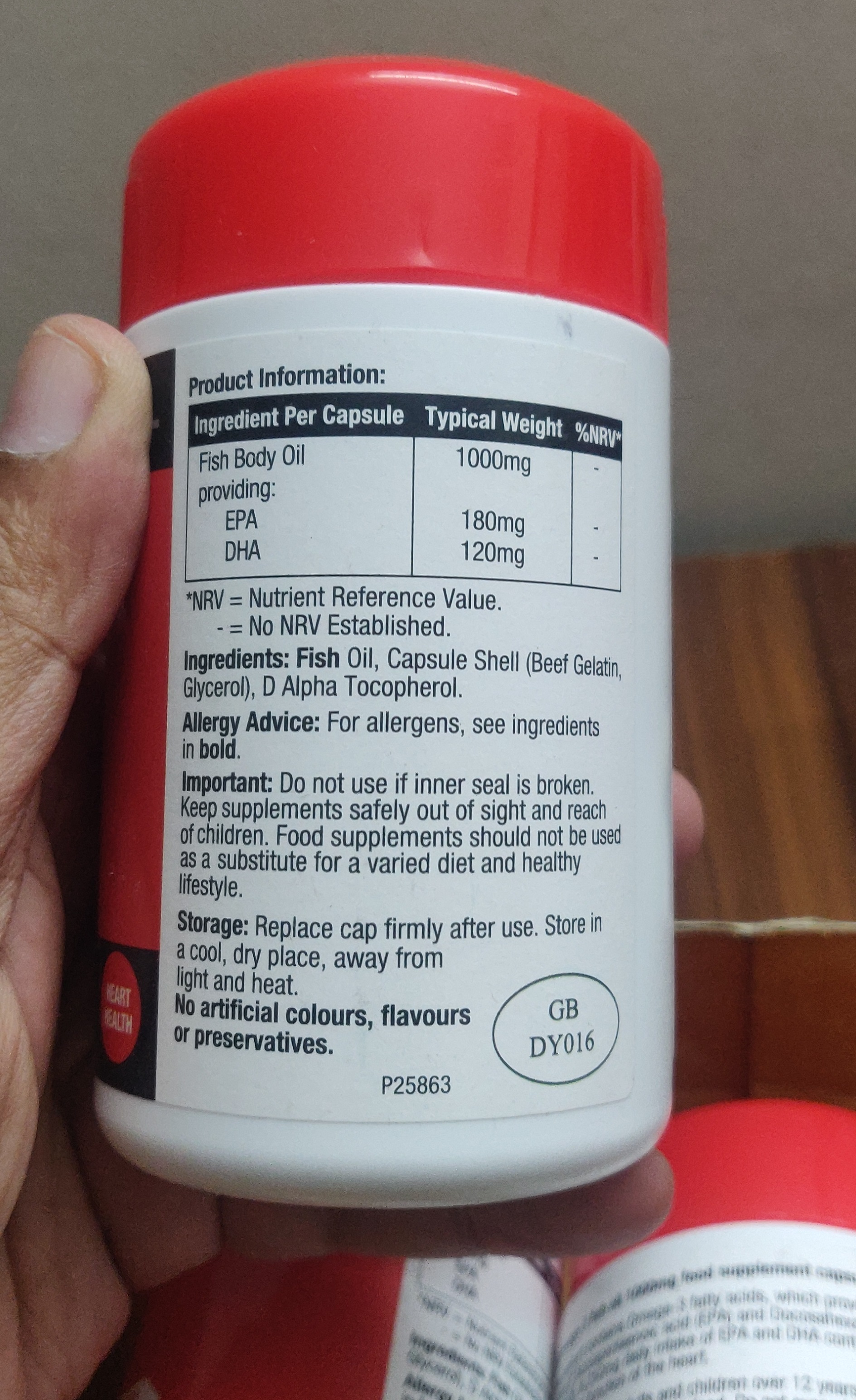 Omega 3 Fish Oil High Strength 90 Capsules - Made in UK_img_1