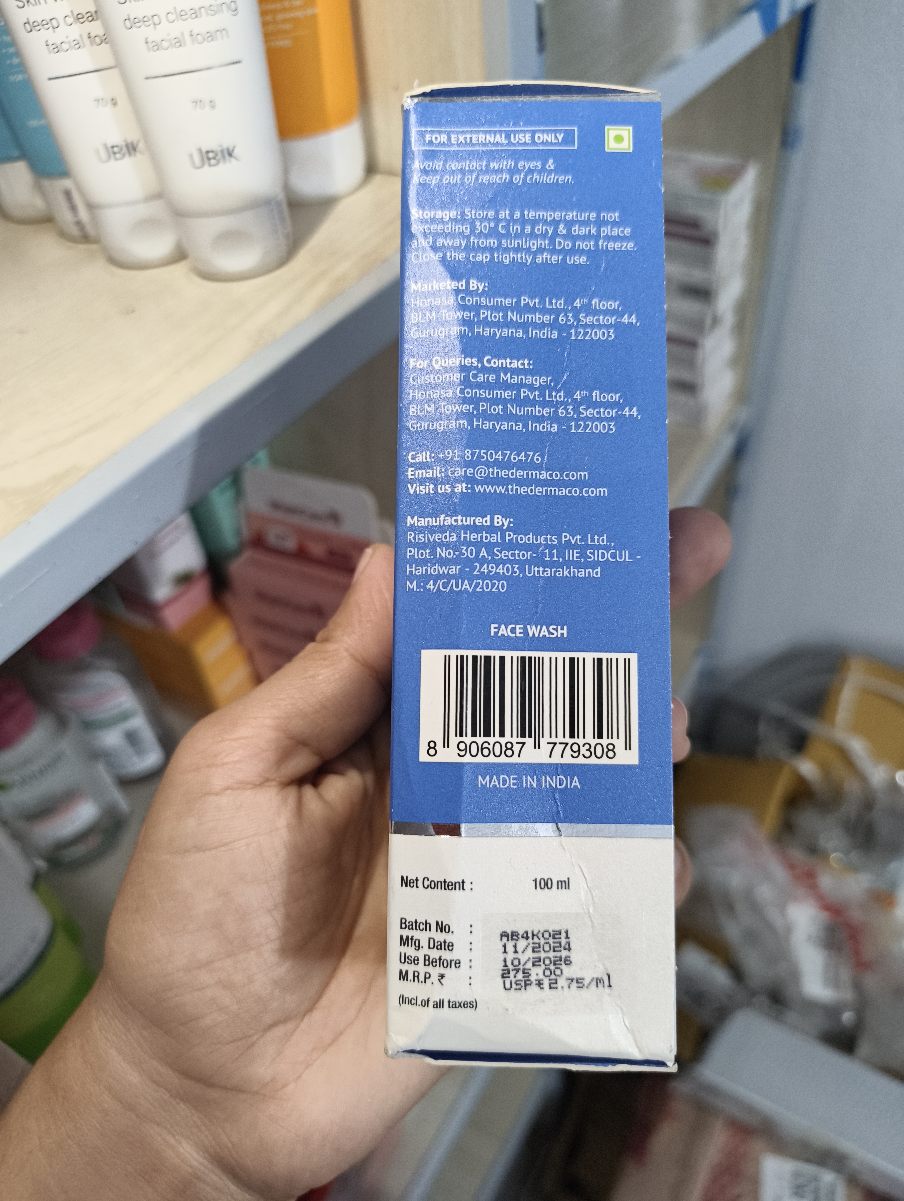 Derma Co Oil Free Daily Face Wash 100ml_img_2