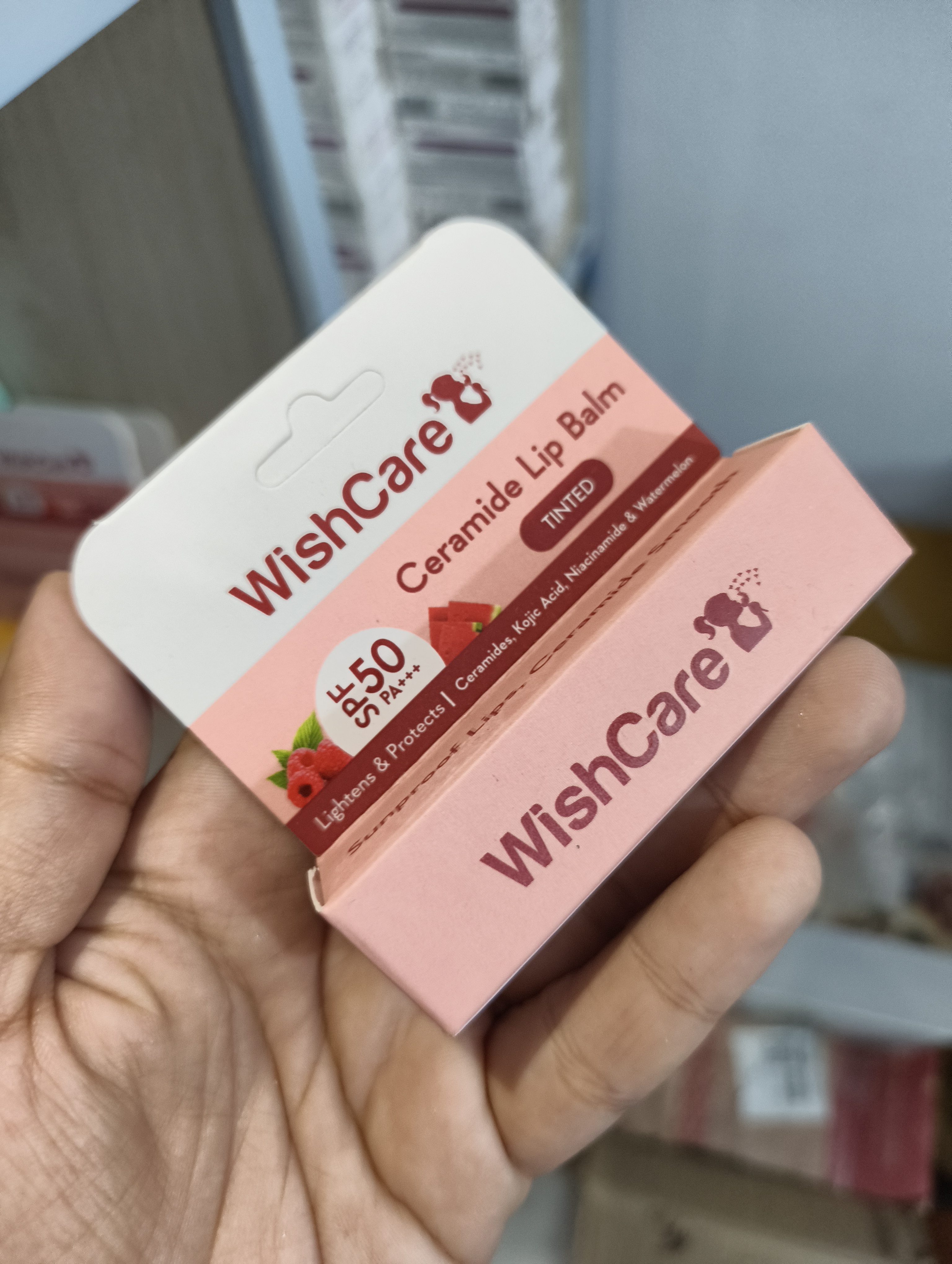 Wishcare Ceramide Lip Balm with SPF 50 PA+++ (Tinted)_img_1