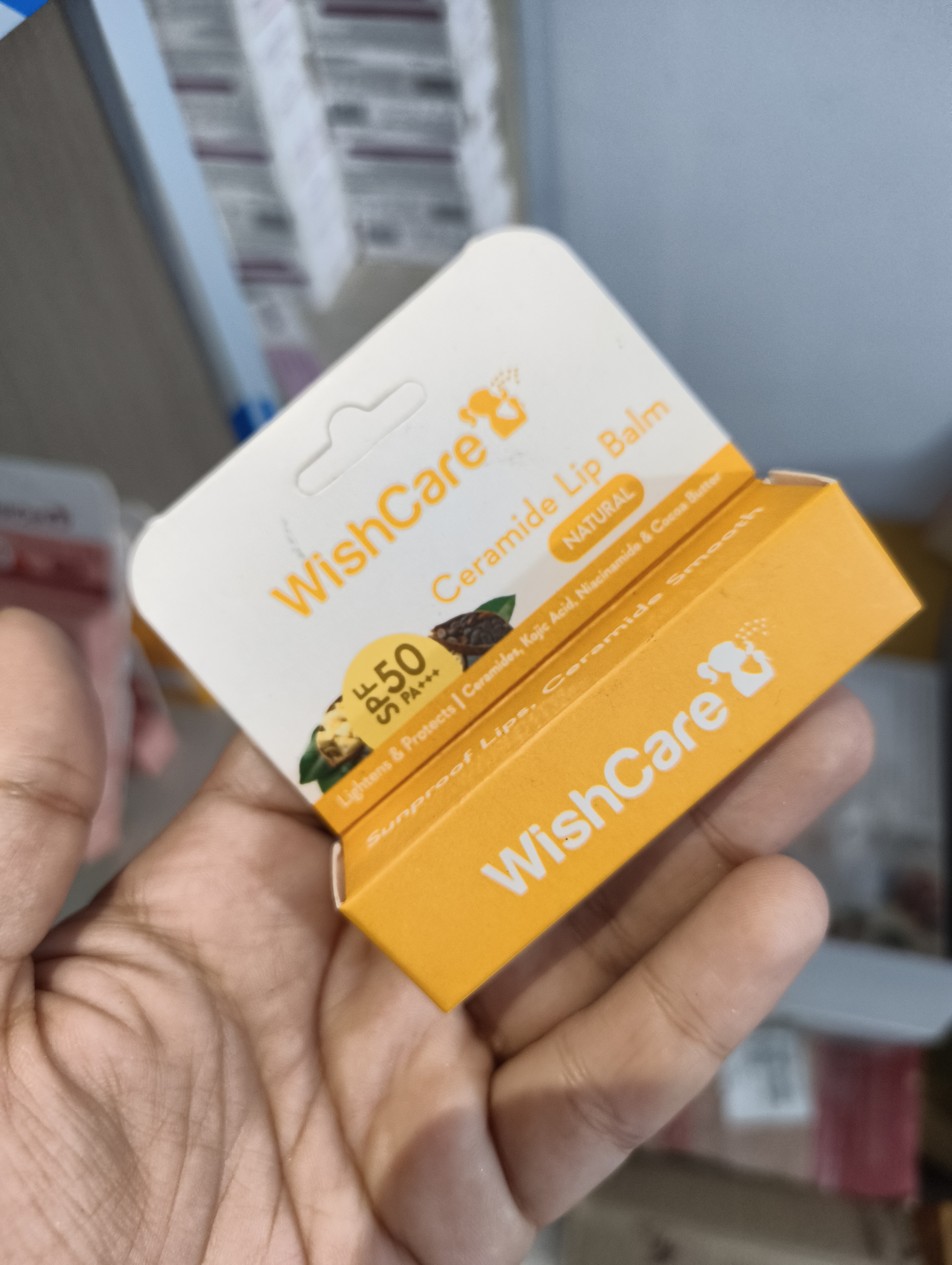 Wishcare Ceramide Lip Balm with SPF 50 PA+++ (Untinted)_img_1