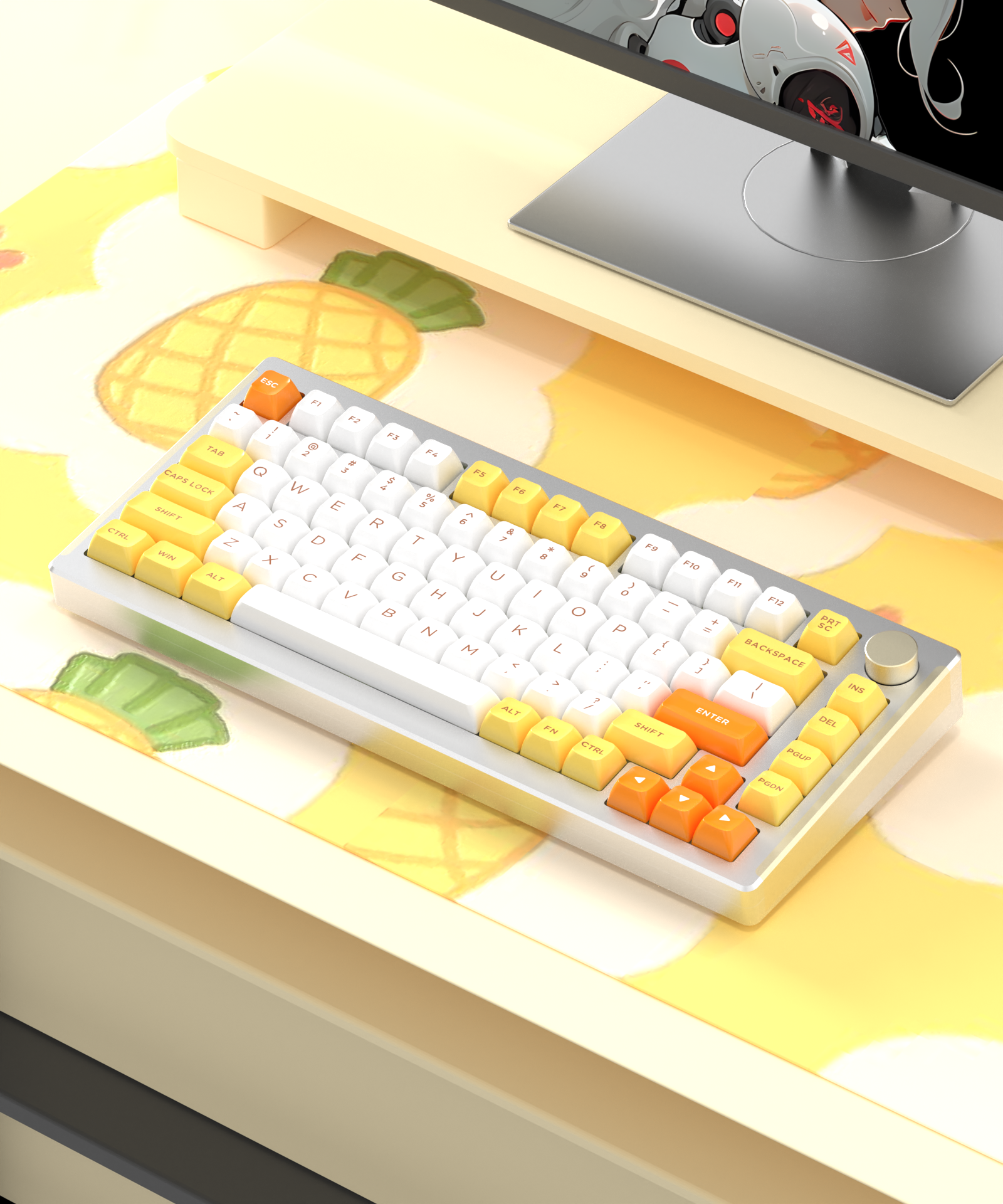 MONKA 6075 Pro Aluminium Alloy Prebuilt Keyboard_img_1