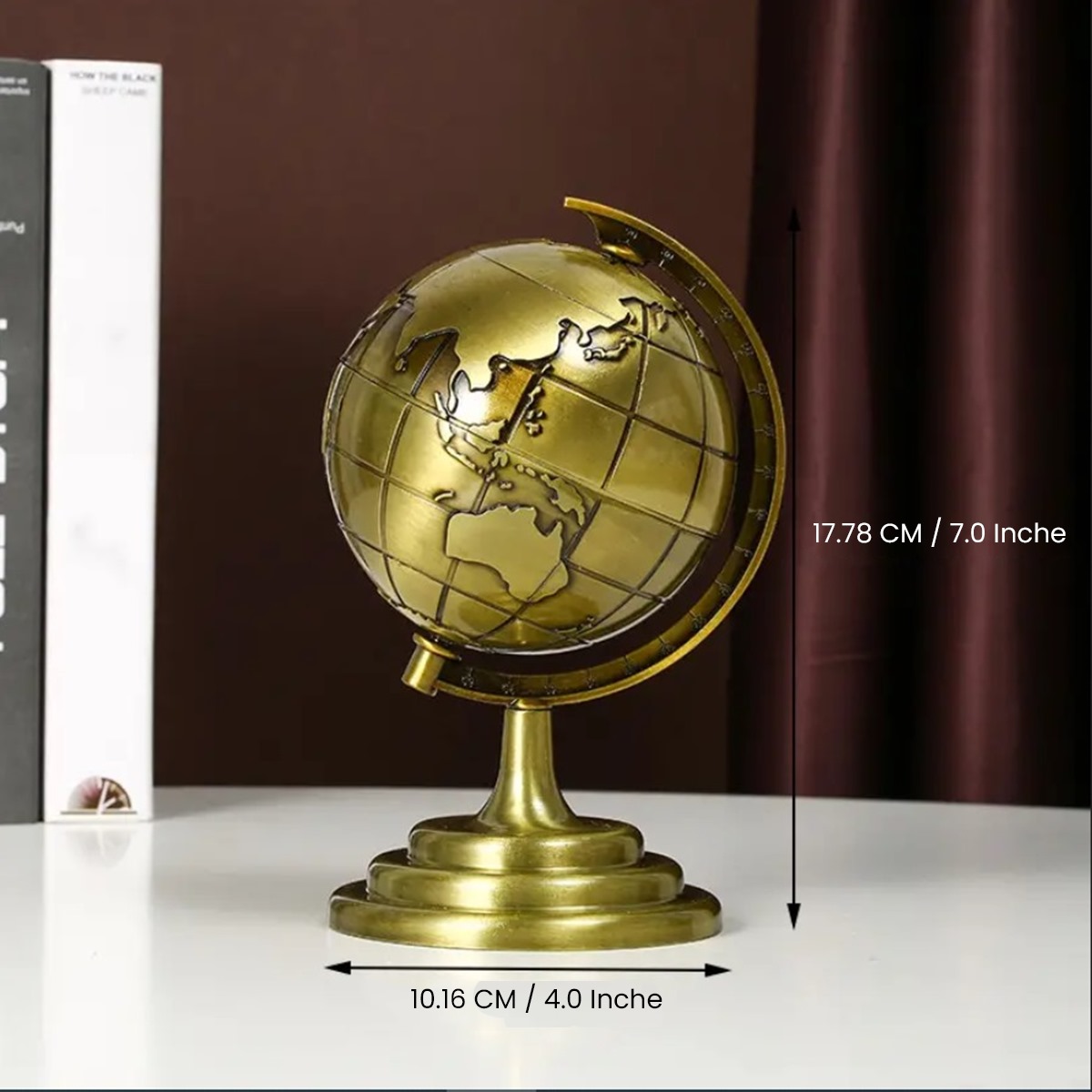 World Map 3D Rotating Glove