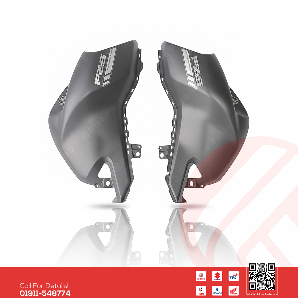 Tanky box (3D-Mat Black) for Yamaha FZS V3 bike._img_0