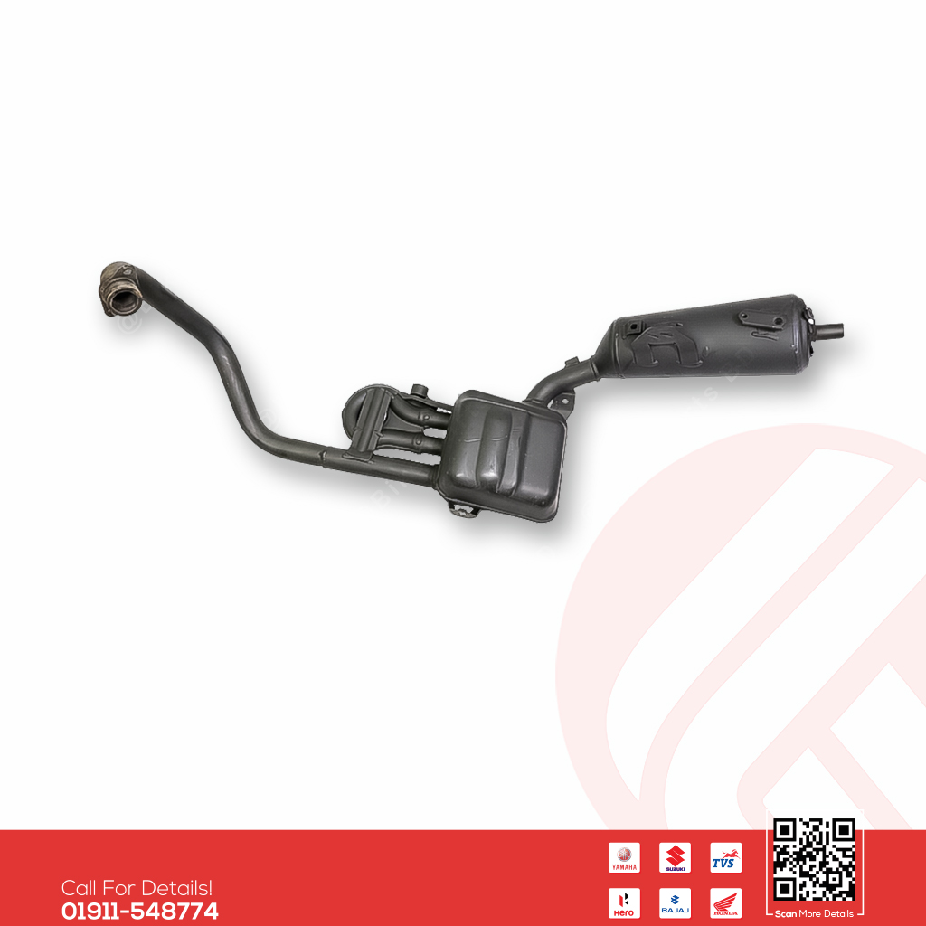 Silencer Muffler Complete for Yamaha FZS V3 Bike._img_0