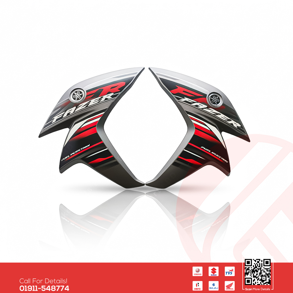 1/2 Part for Yamaha Fazer V2 (Red) bike._img_0