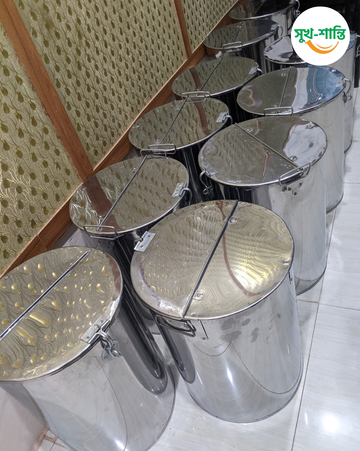 ২৫ কেজি স্টেইনলেস স্টিলের চালের ড্রাম । 25 KG Stainless Steel Rice Drum - Image 7