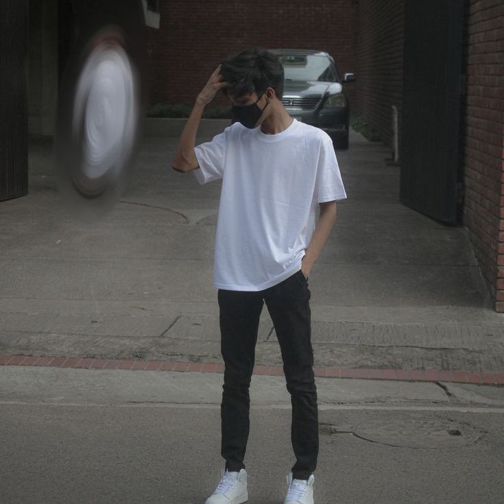 Solid white oversized t-shirt_img_1