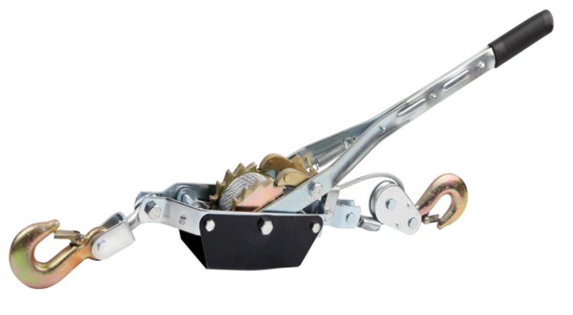 Tolsen Hand Cable Puller with 2 Hooks Double Rachet Wheels 2 Ton Model: 62442_img_1