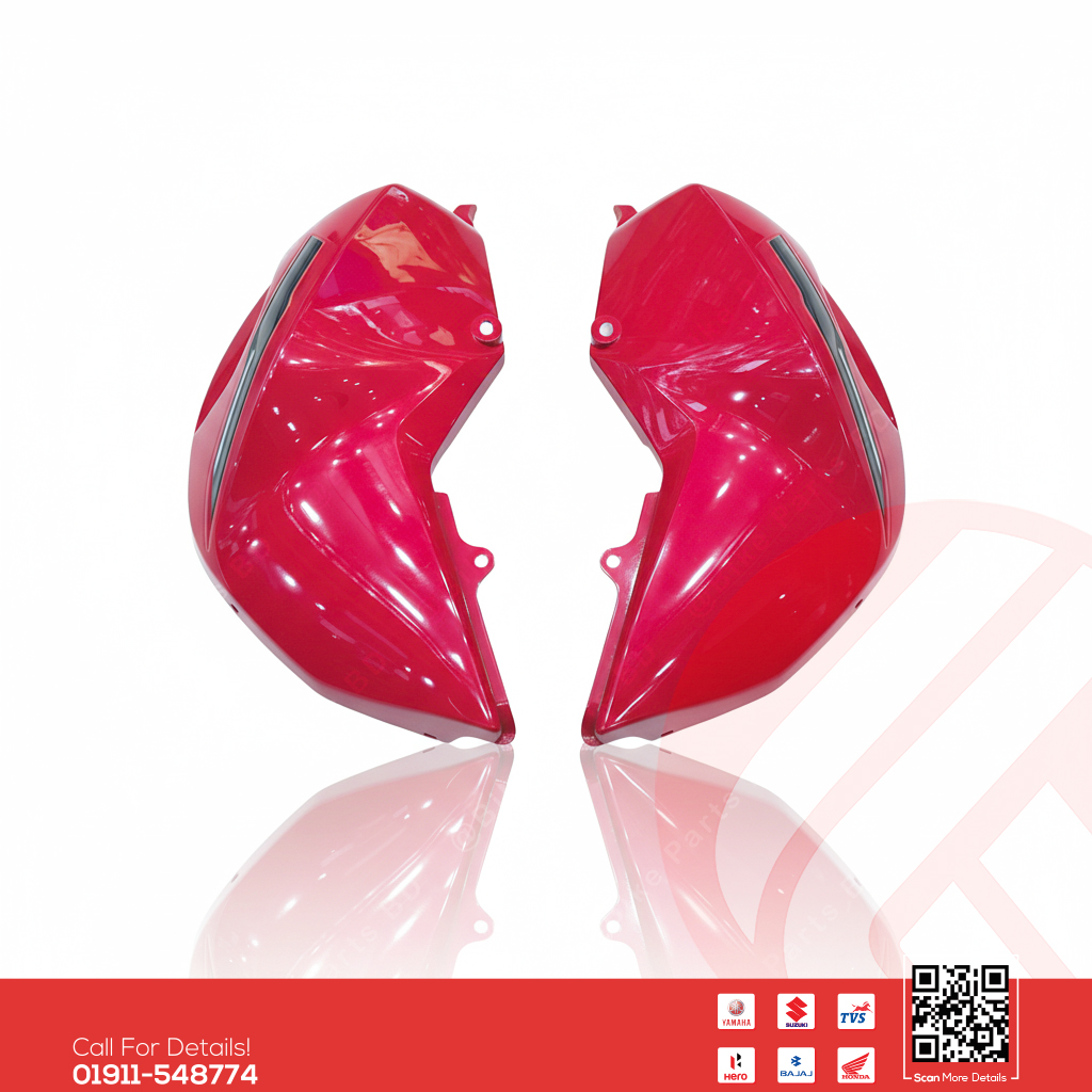 Tanky Box for Yamaha Fazer V2 (Red Color) bike._img_0