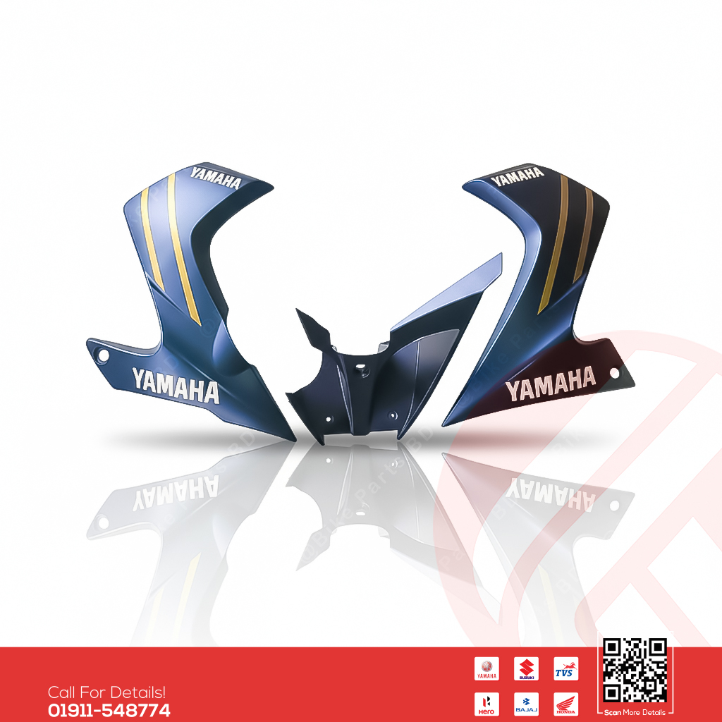 Engine Guard for Yamaha FZS V2 Armada Blue bike._img_0