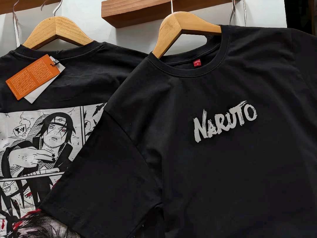 Itachi black oversized t-shirt