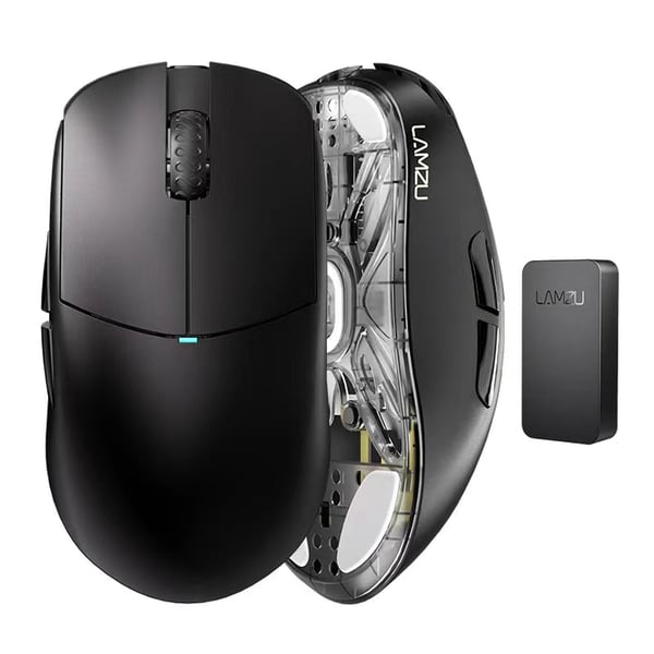 (Sold Out) LAMZU ATLANTIS OG V2 4K (With Dongle) | Black Color | Wireless Gaming Mouse_img_0