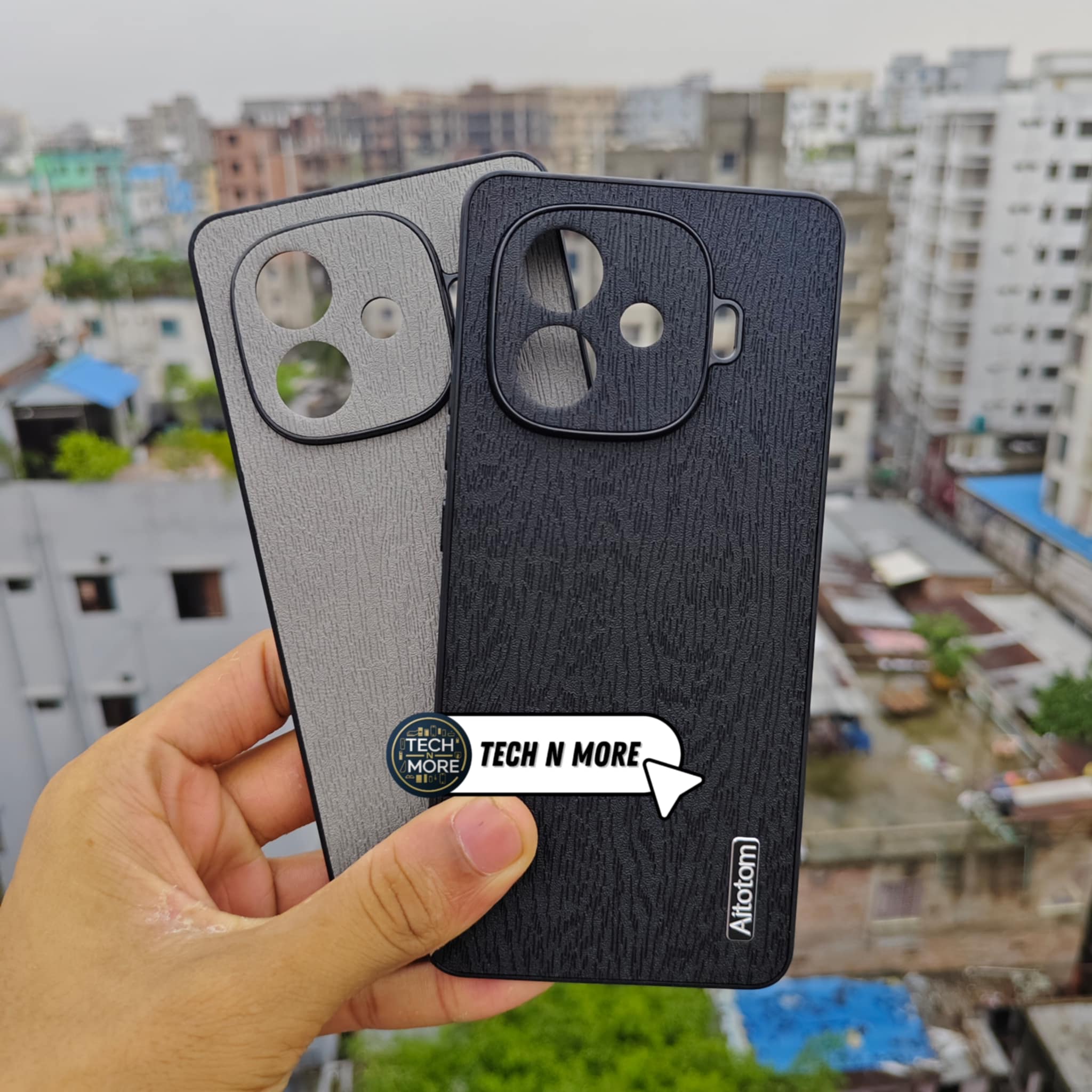 iQOOZ9Turbo new bark pattern tree anti-fall protective case_img_0