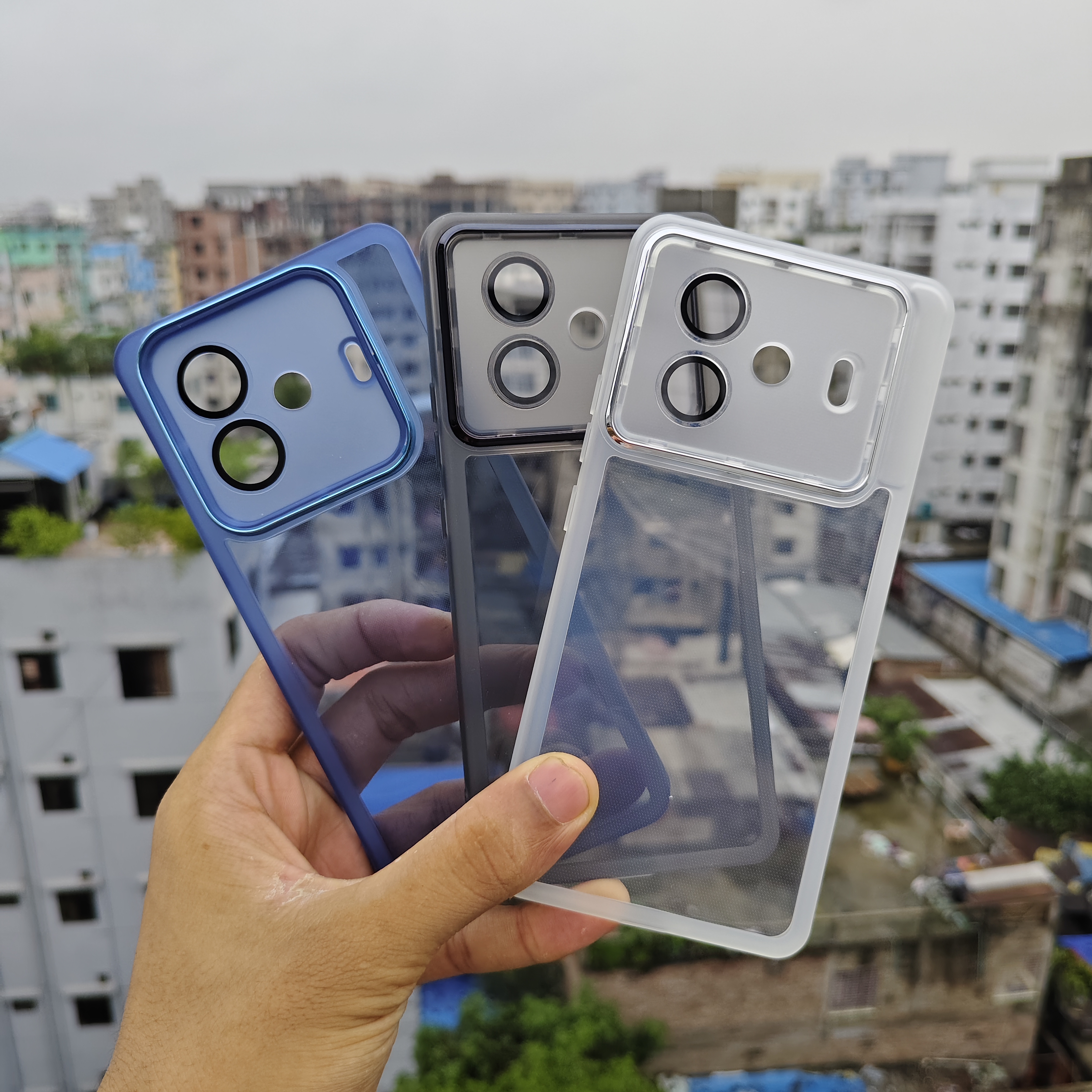 IQOO Z9Turbo electroplating lens glass film transparent mobile phone case / cover_img_0