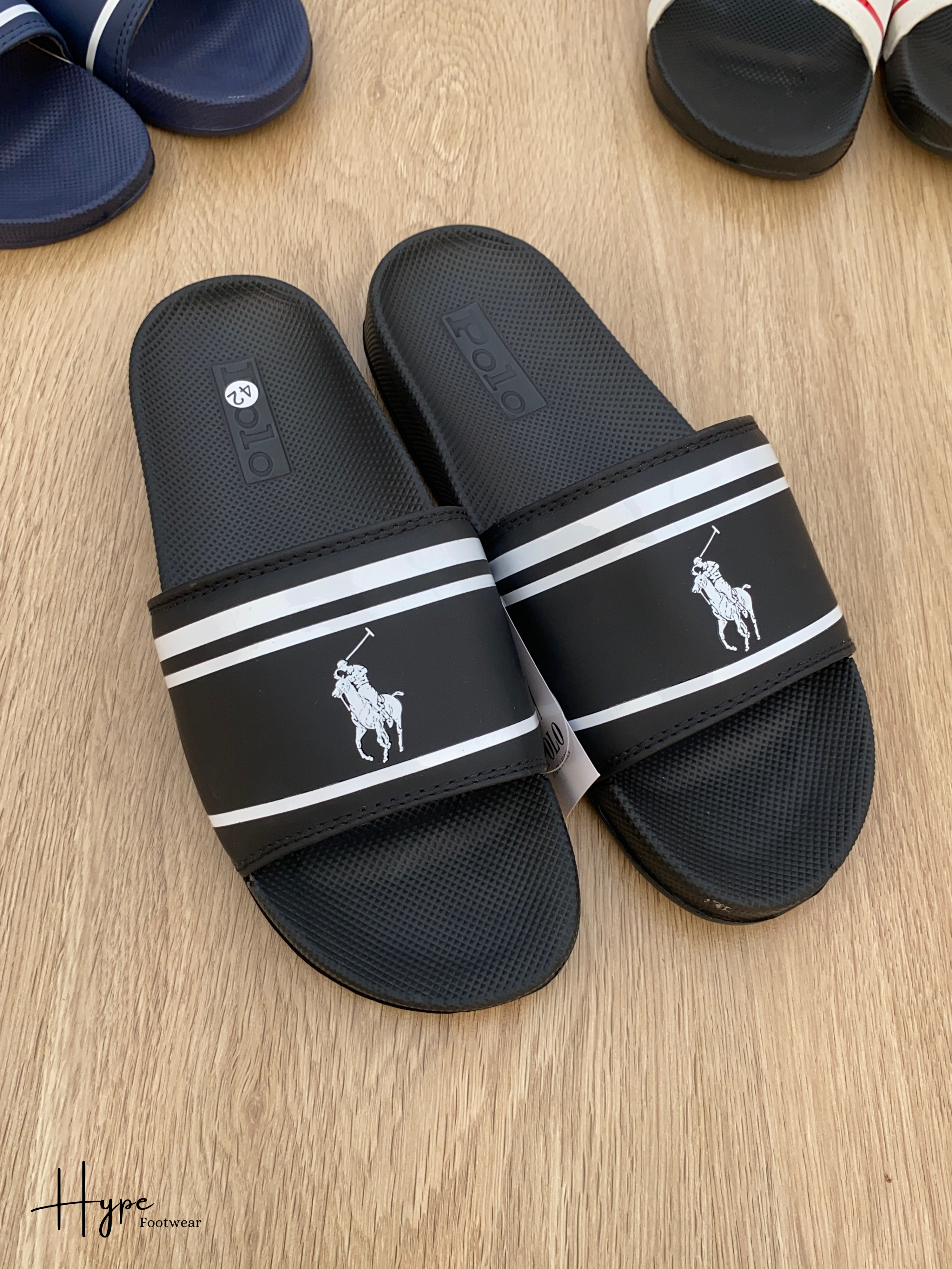Polo Ralph Lauren Slide (Black-White)_img_0