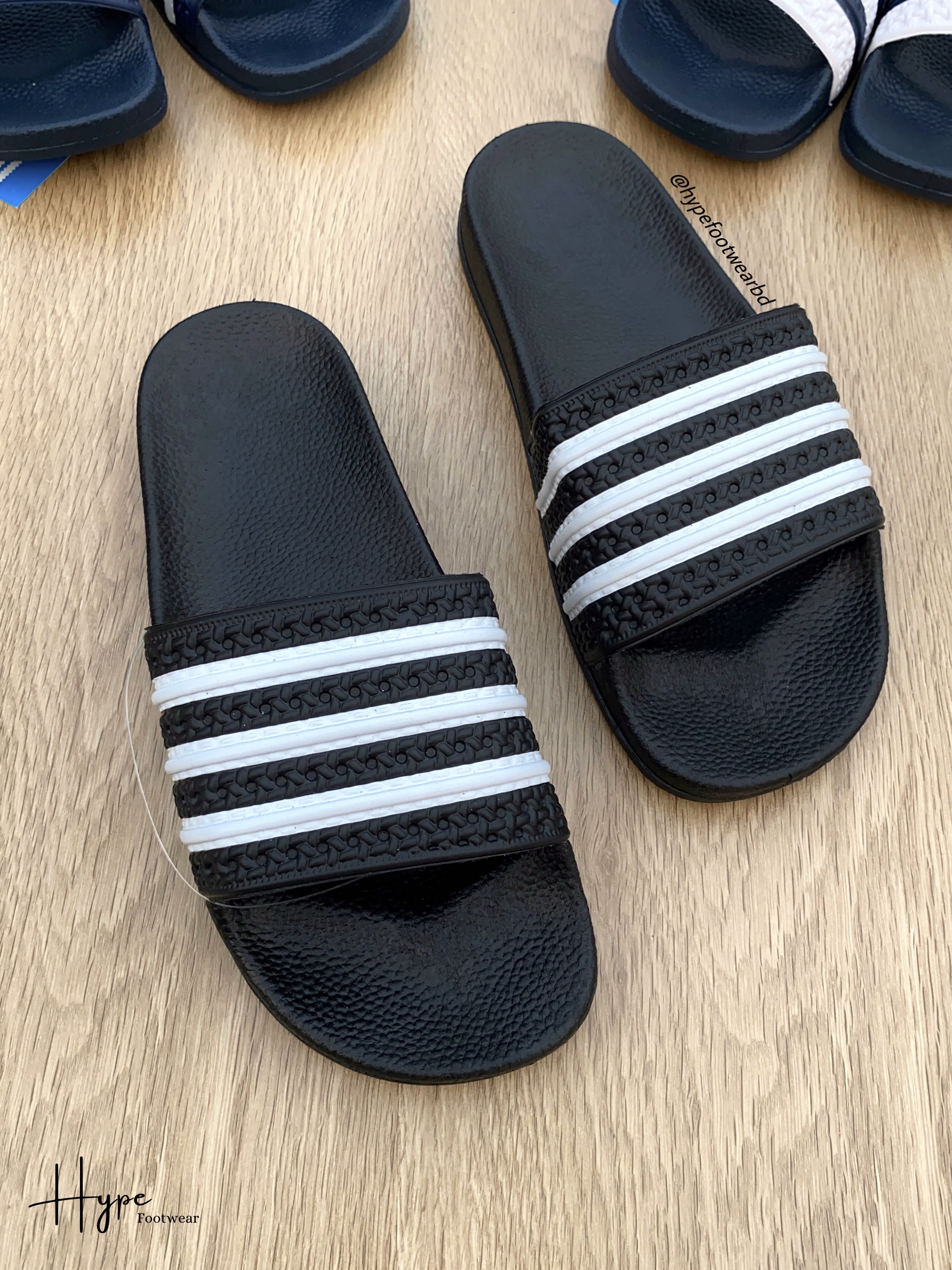 Adidas Adilette Slide (Black-White)_img_0