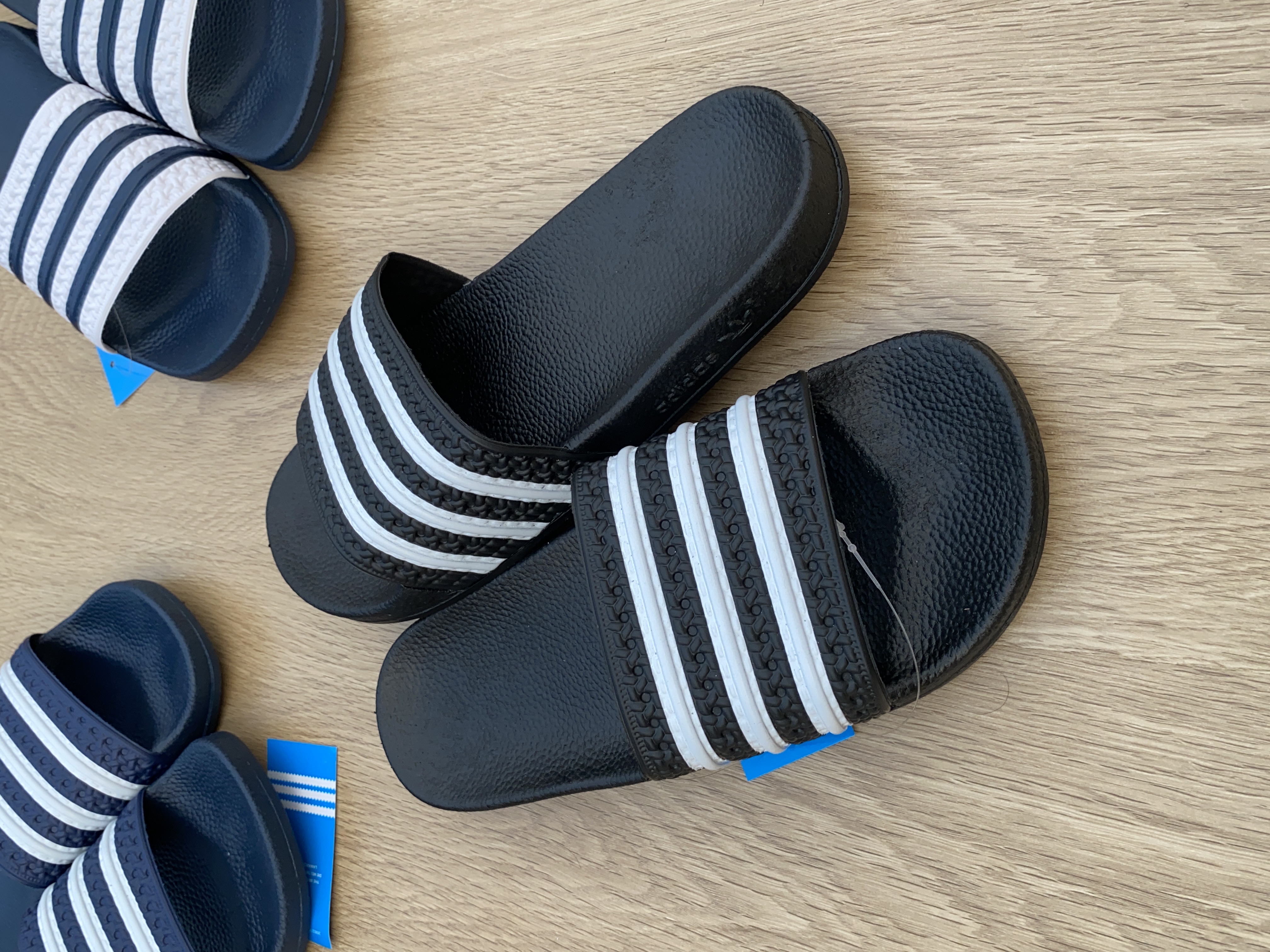 Adidas Adilette Slide (Black-White)_img_2